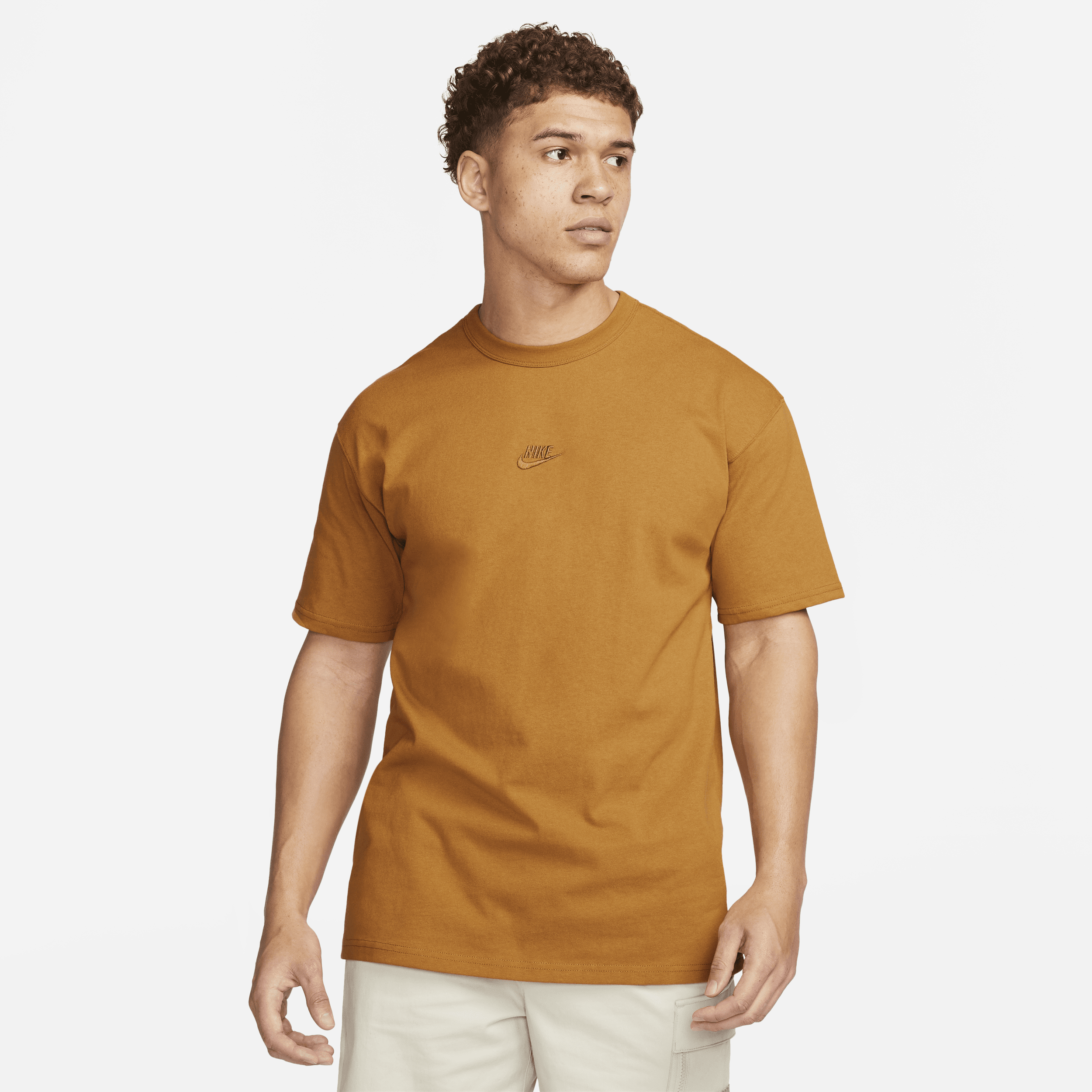 Nike Men's  Sportswear Premium Essentials T-shirt In Brown