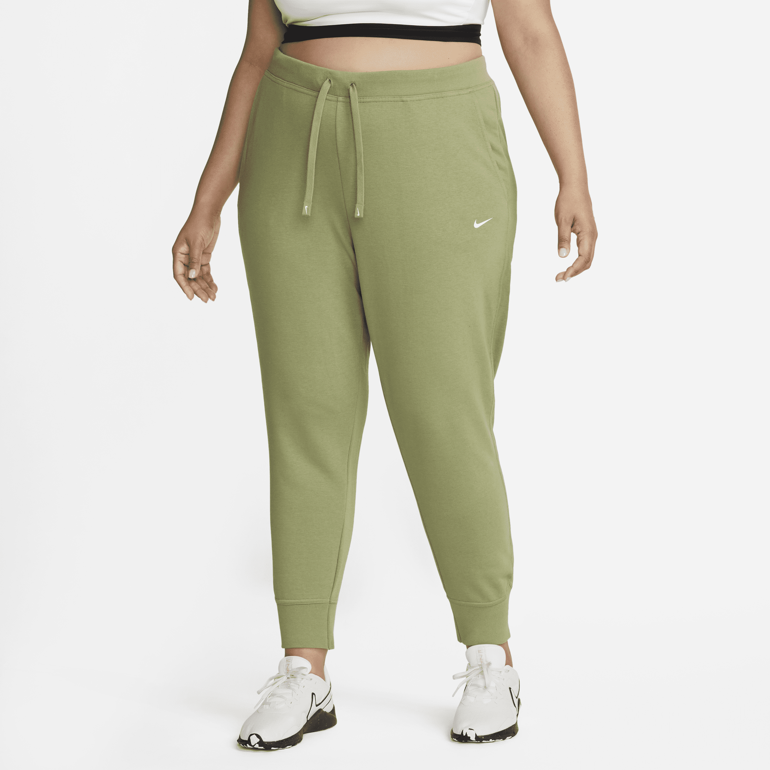 Nike Women's Dri-fit Get Fit Training Pants (plus Size) In Green