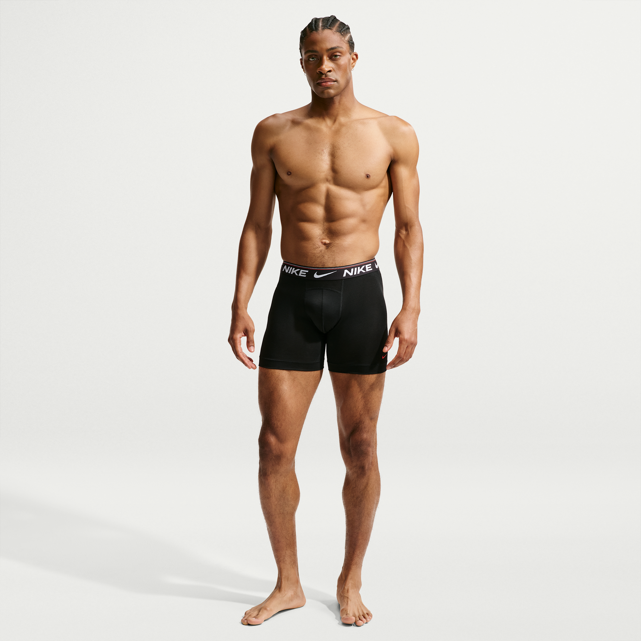 Nike Men's Ultra Comfort Dri-FIT Boxer Briefs (3-Pack) in Grey | KE1257-032