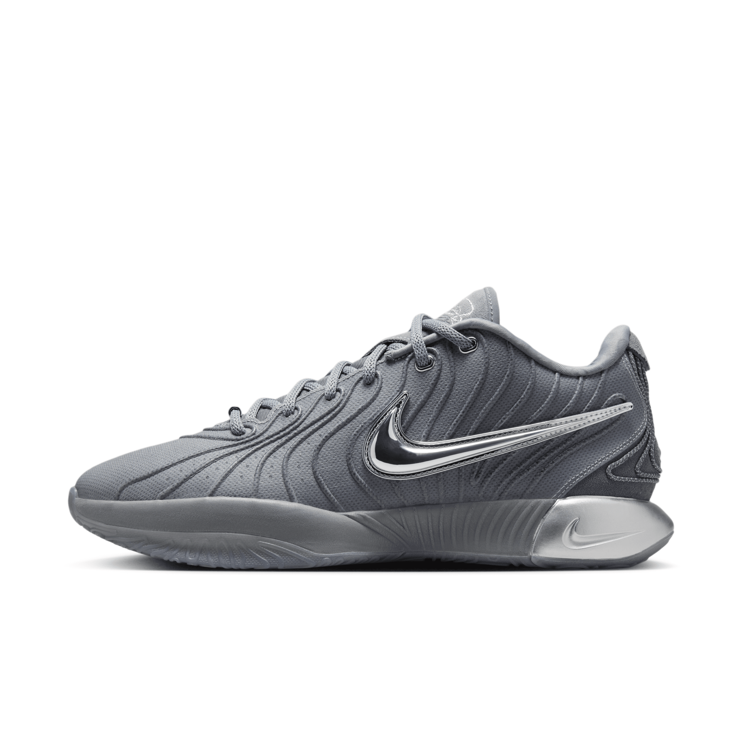 Shop Nike Men's Lebron Xxi Basketball Shoes In Grey
