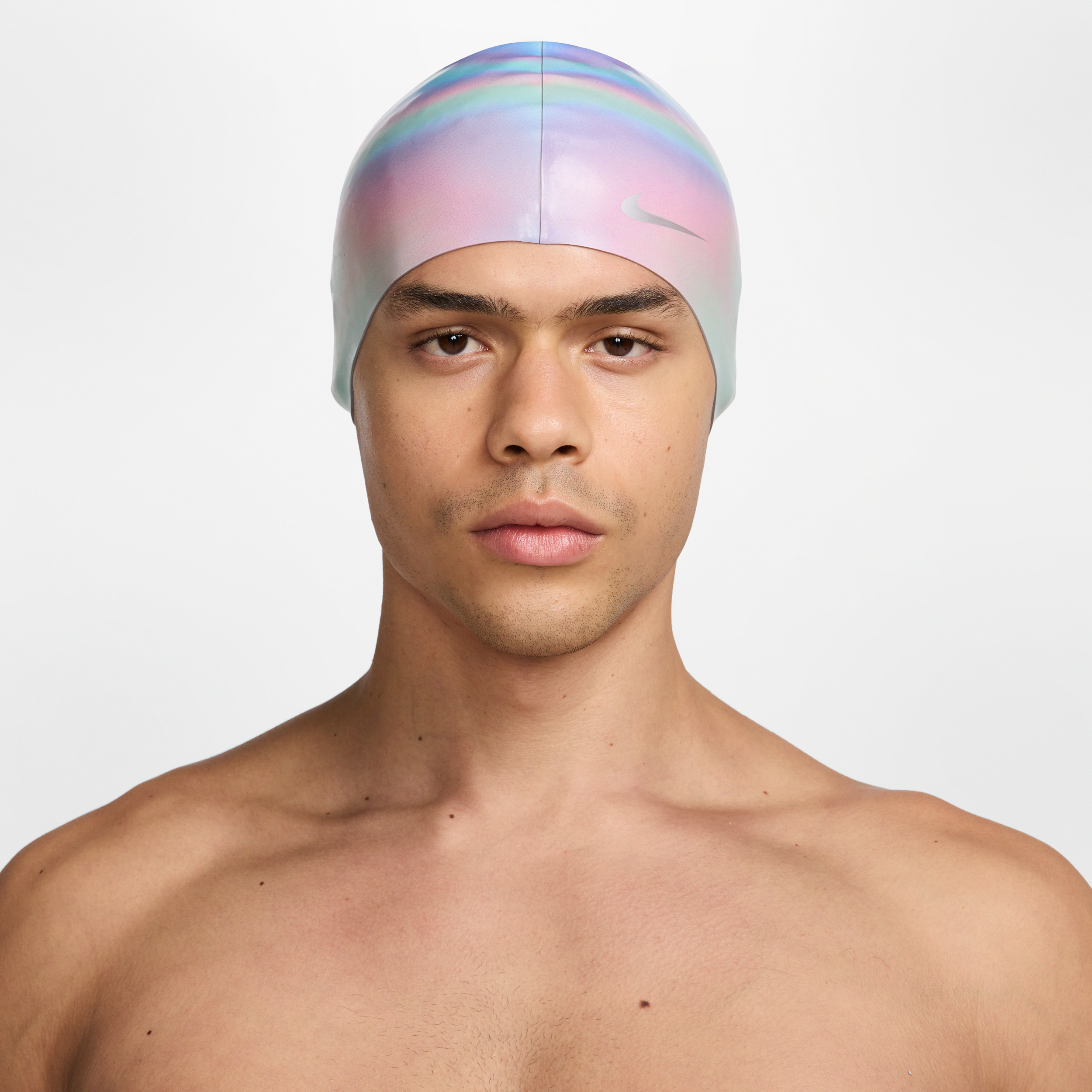 Nike Unisex Swim Silicone Cap in Grey | NESS9159-040