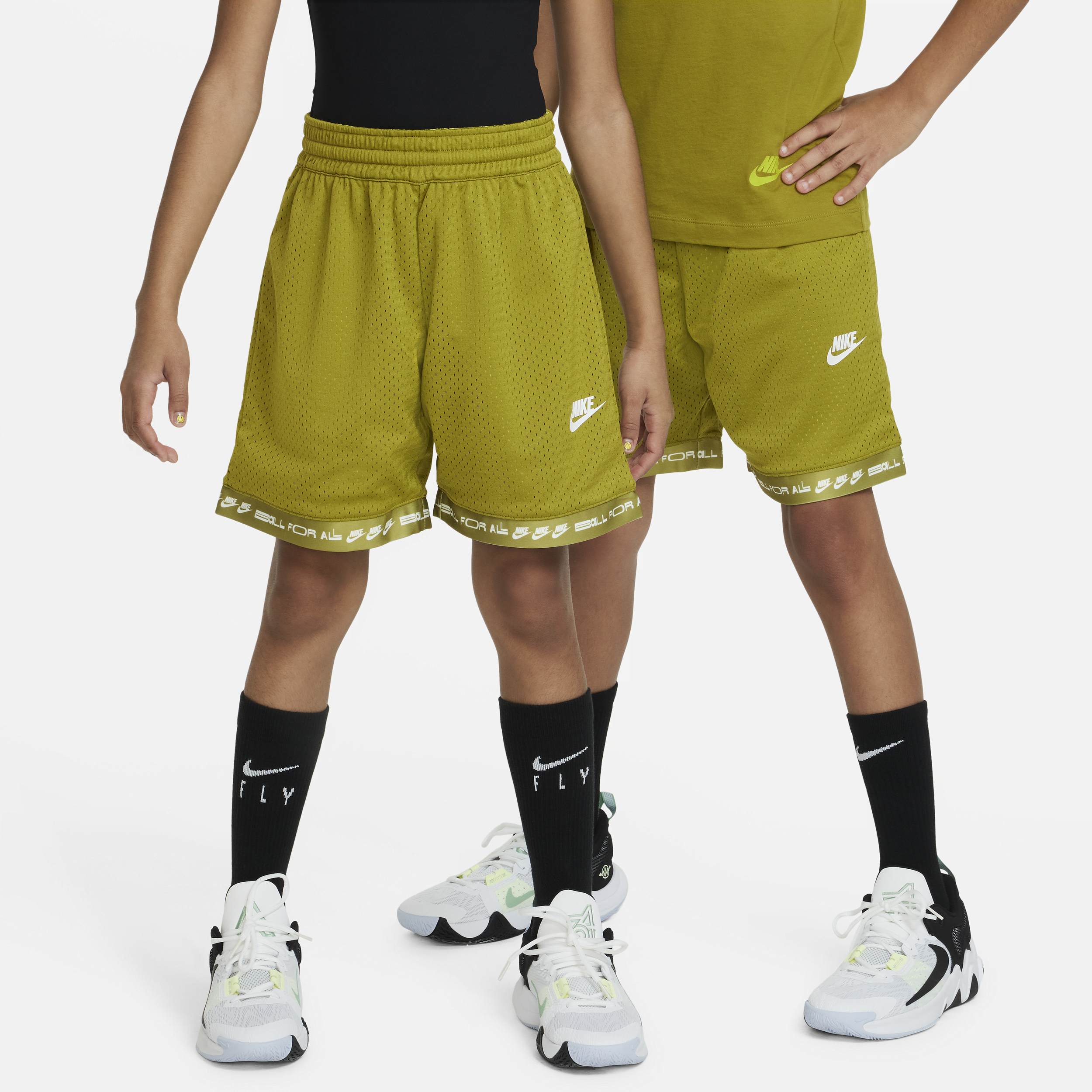 Nike Culture Of Basketball Big Kids' Reversible Basketball Shorts In Green