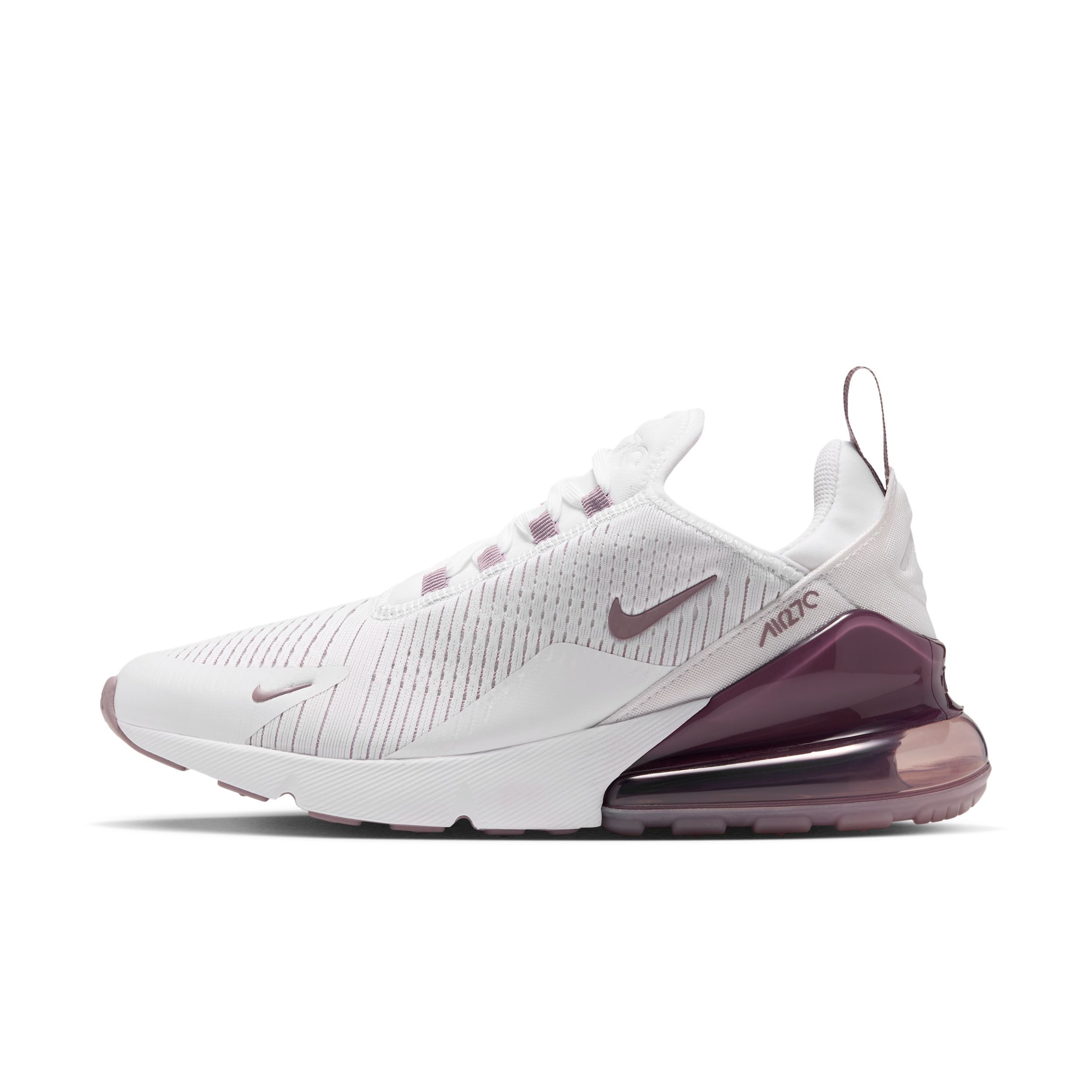 Nike Women's Air Max 270 Shoes, Size 9.5, Lt Violet Ore/White/White