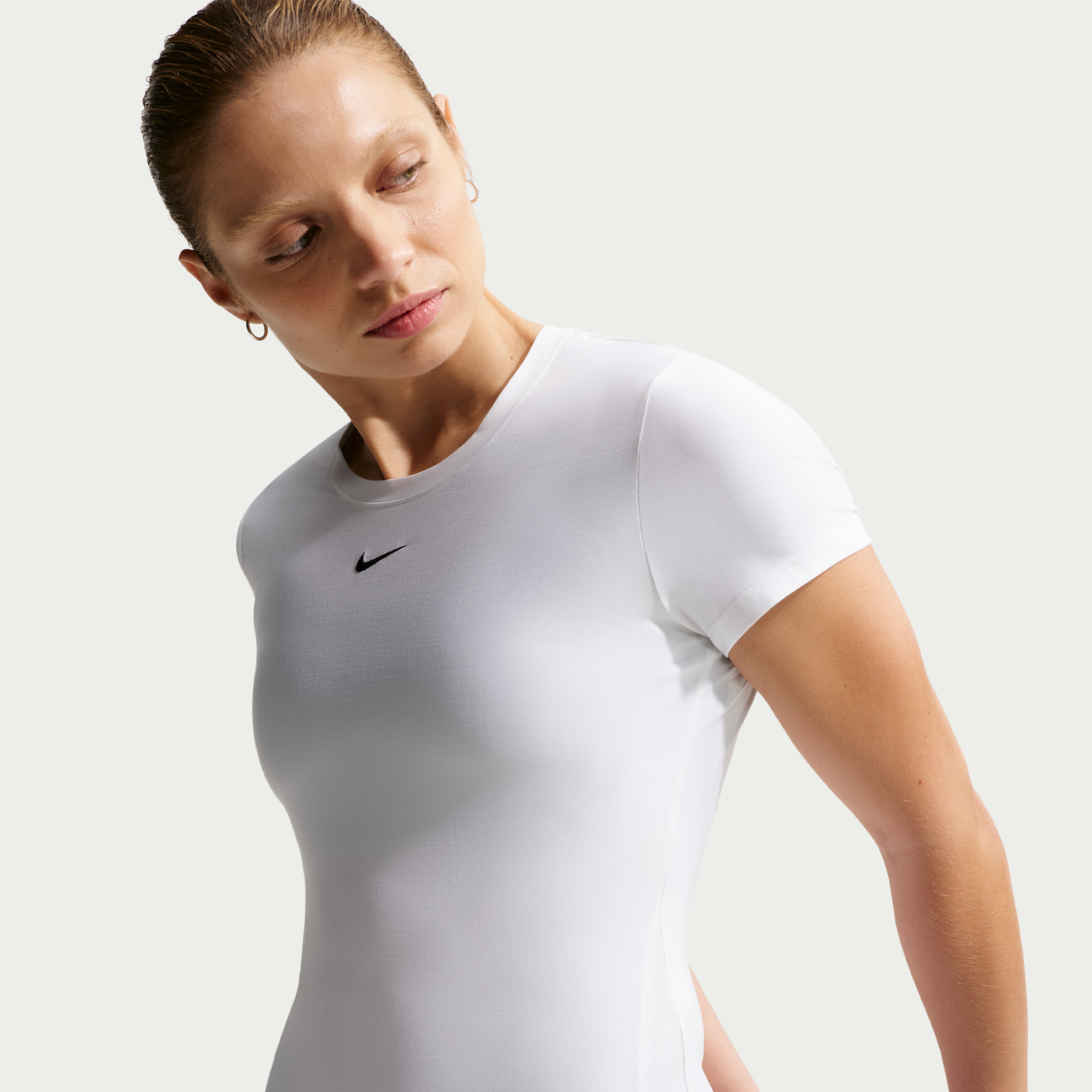 Nike Women's Victory Dri-FIT Short-Sleeve Tennis Top in White | IB3776-100