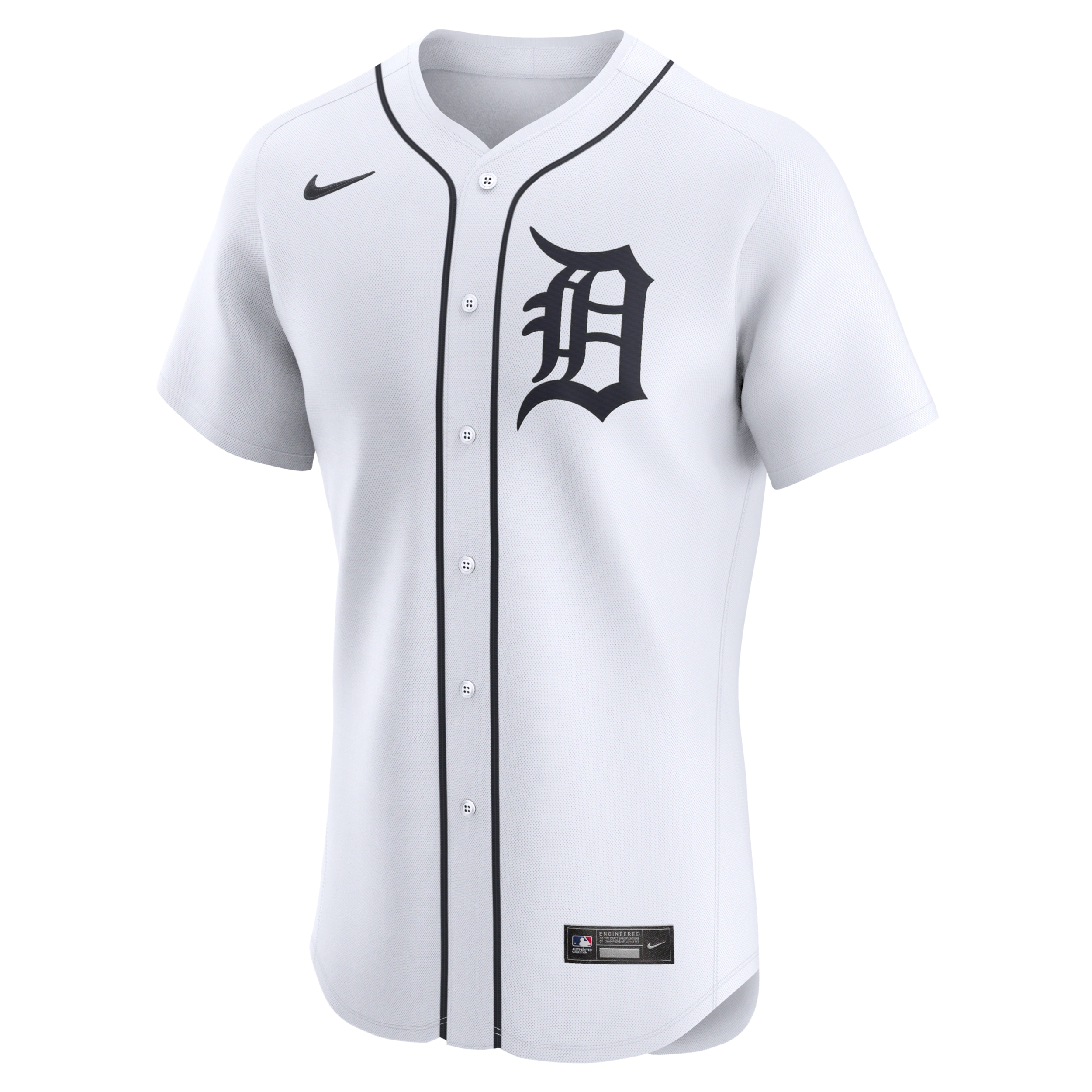 Shop Nike Detroit Tigers  Men's Dri-fit Adv Mlb Elite Jersey In White