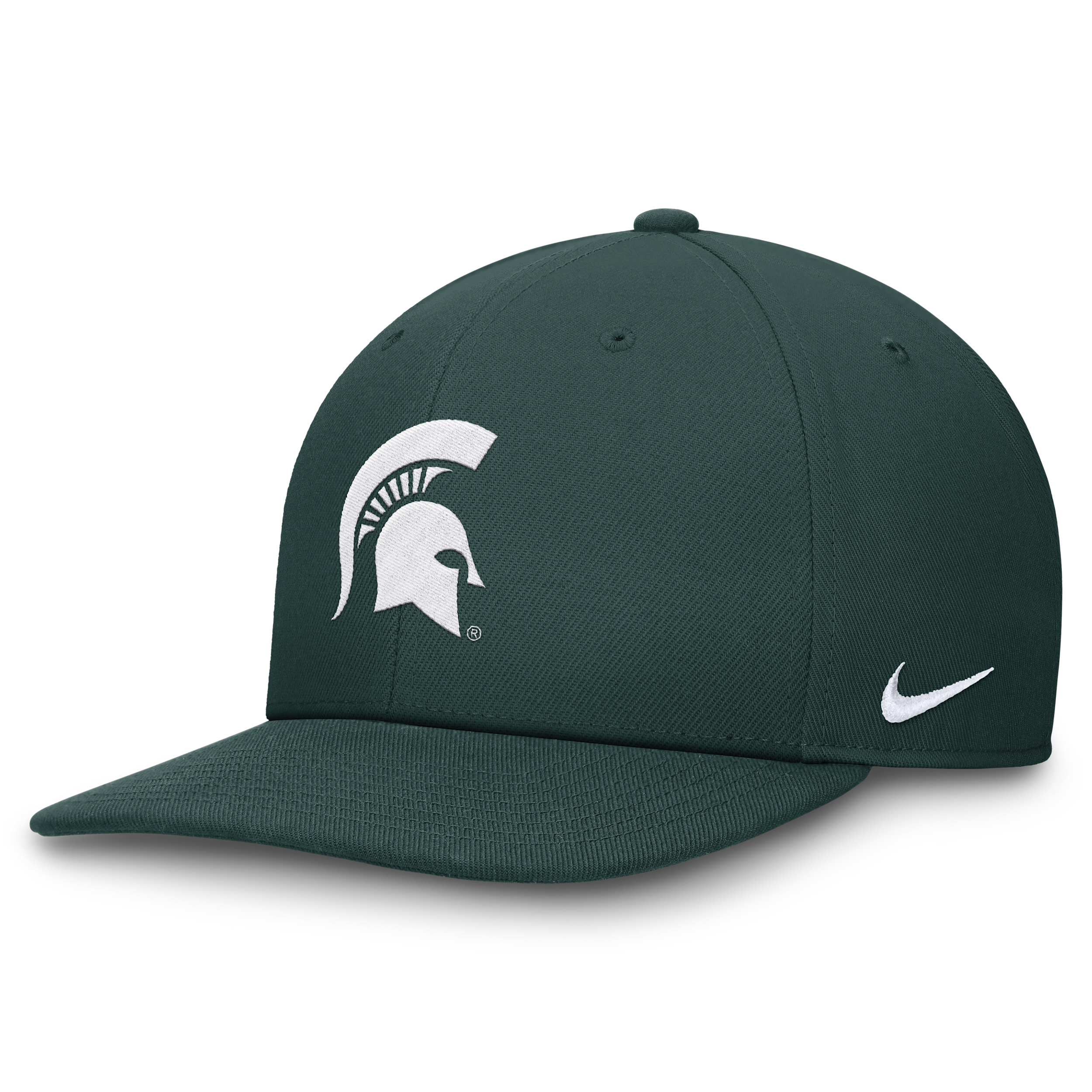 Nike Green Michigan State Spartans On-field Pro Bill Snapback Hat In Green