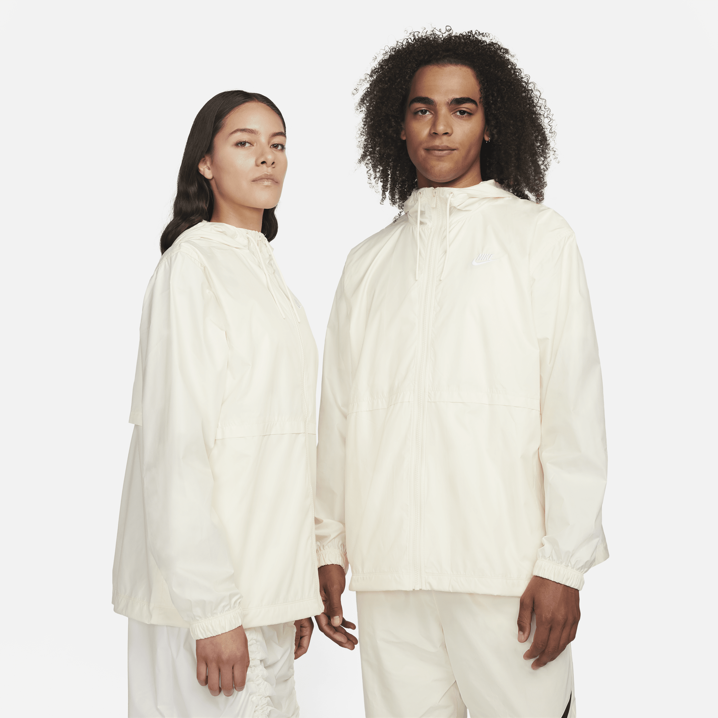 Nike Women's  Sportswear Essential Repel Woven Jacket In White