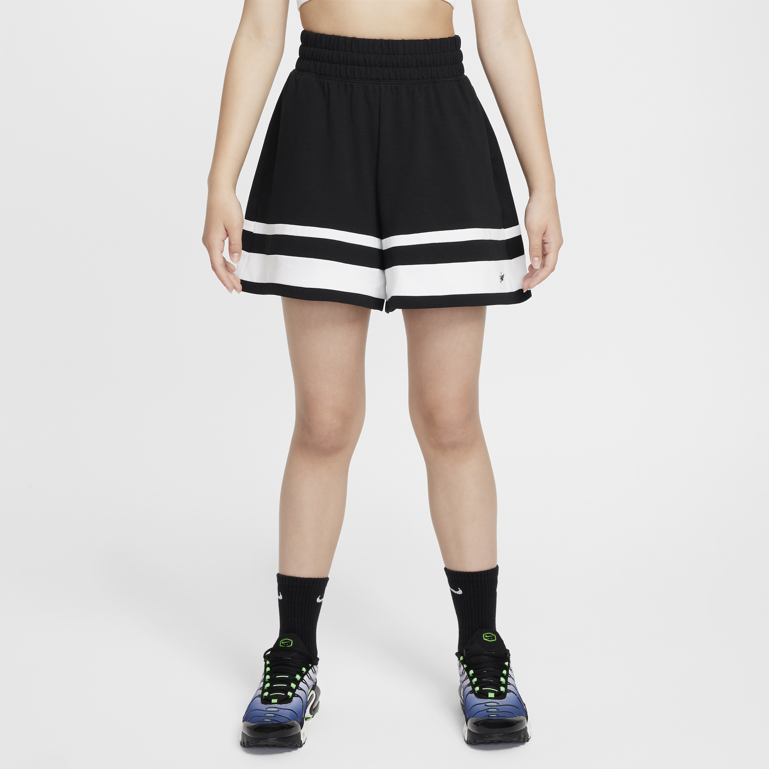 Shop Nike Women's  Sportswear Girls' Shorts In Black