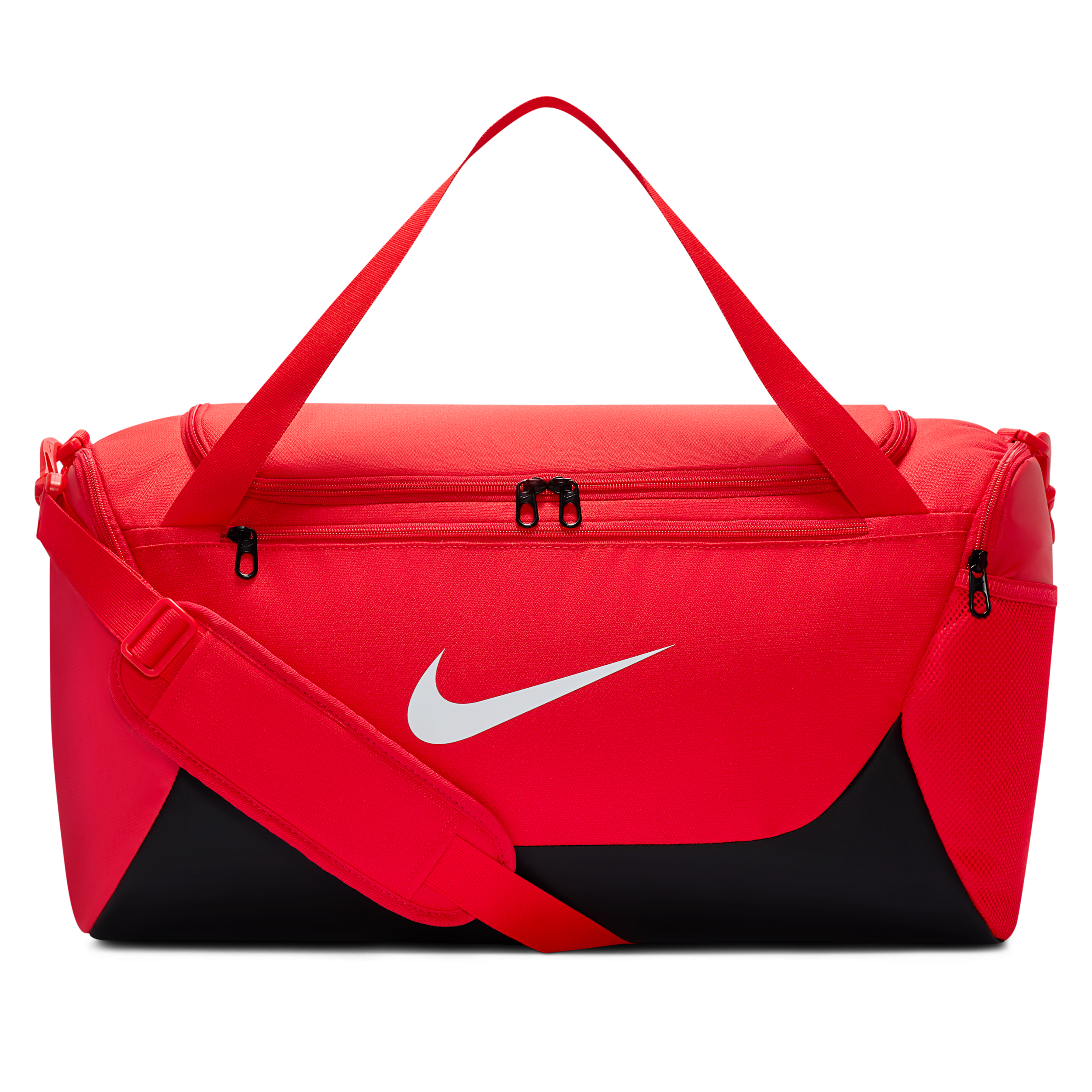 Nike Brasilia Training Duffel Bag (Small, 40L) in University Red/Black/White