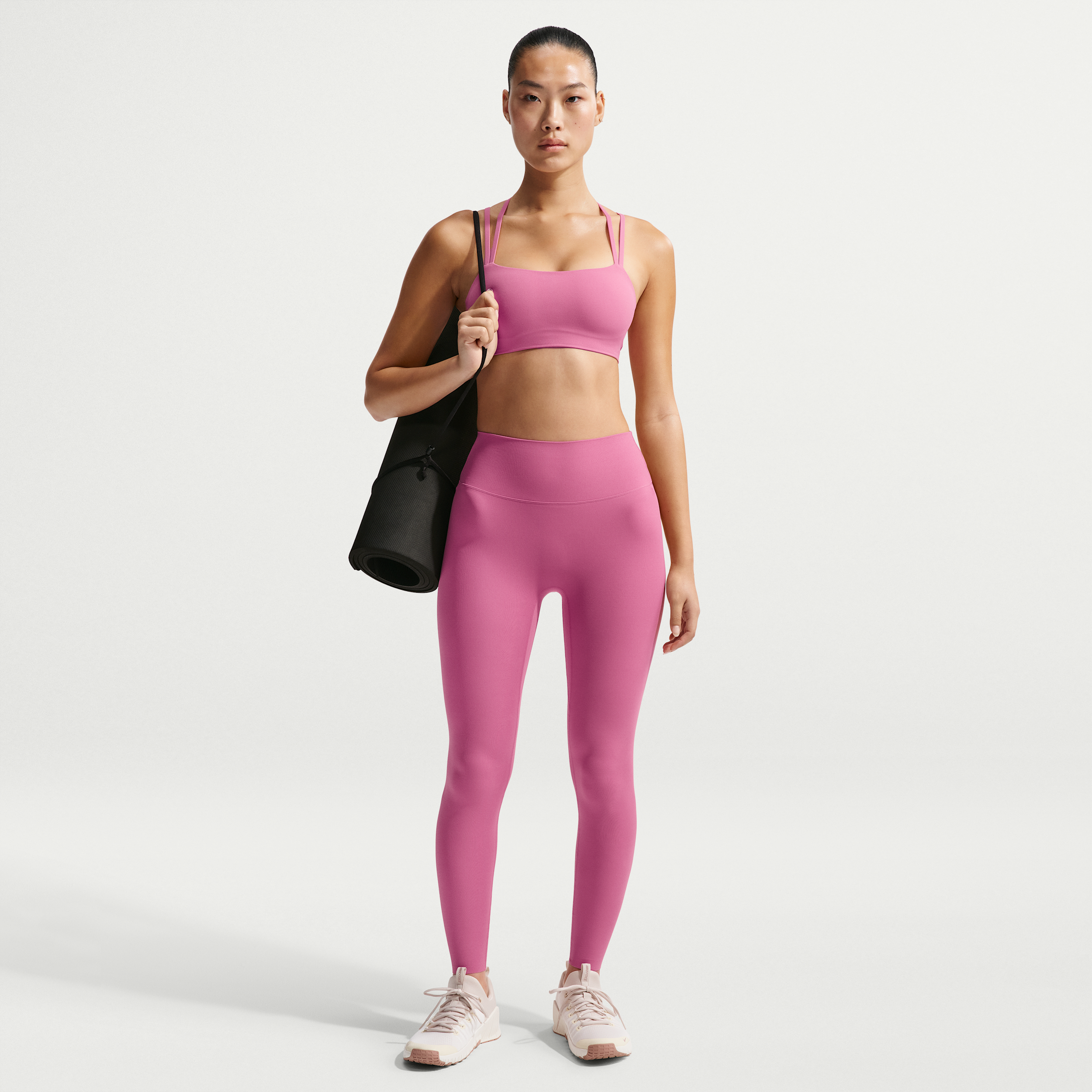 Nike Women's Zenvy High-Waisted Full-Length Leggings with No Front Seam in Pink | II2862-641