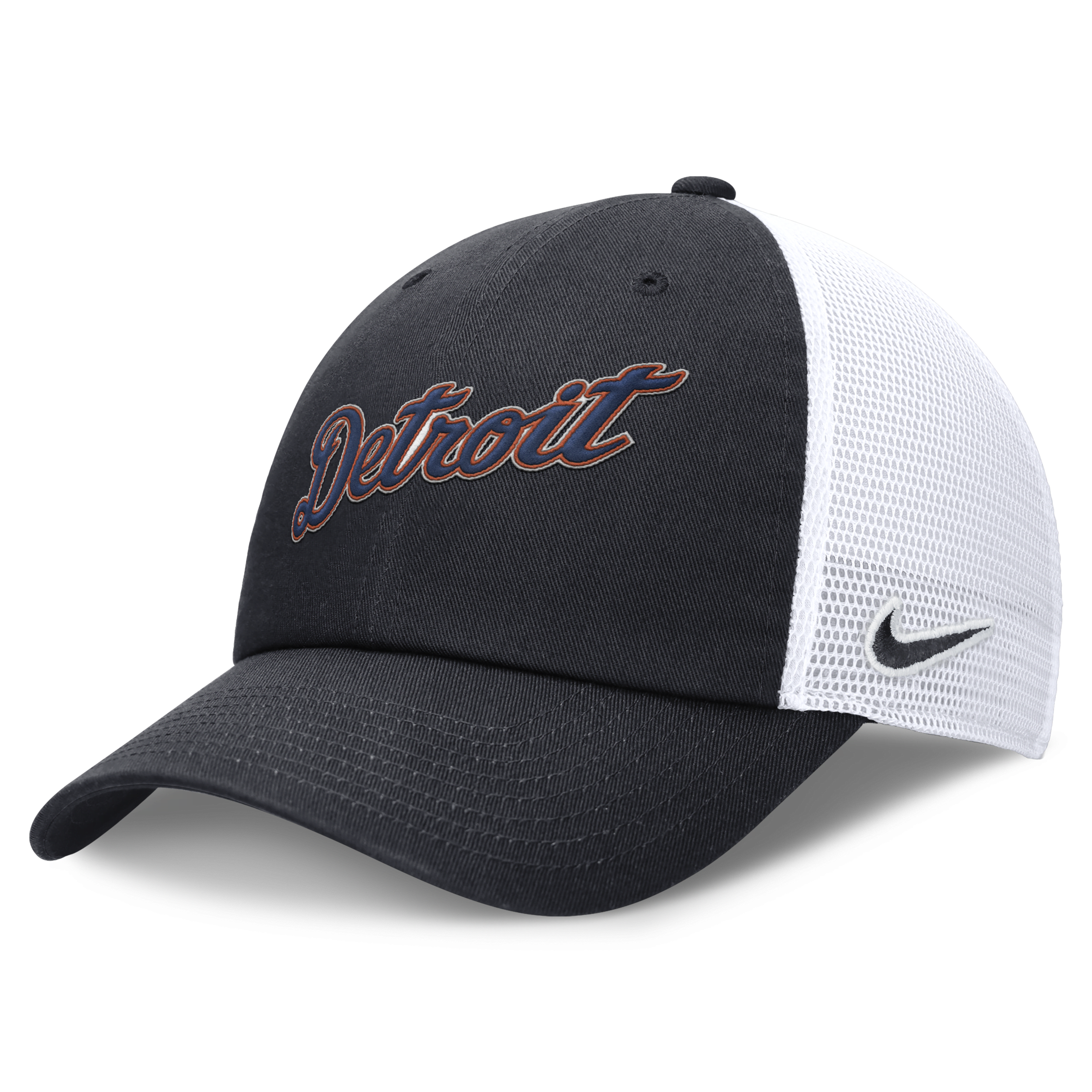 Nike Detroit Tigers Evergreen Wordmark Club  Men's Mlb Adjustable Hat In Blue