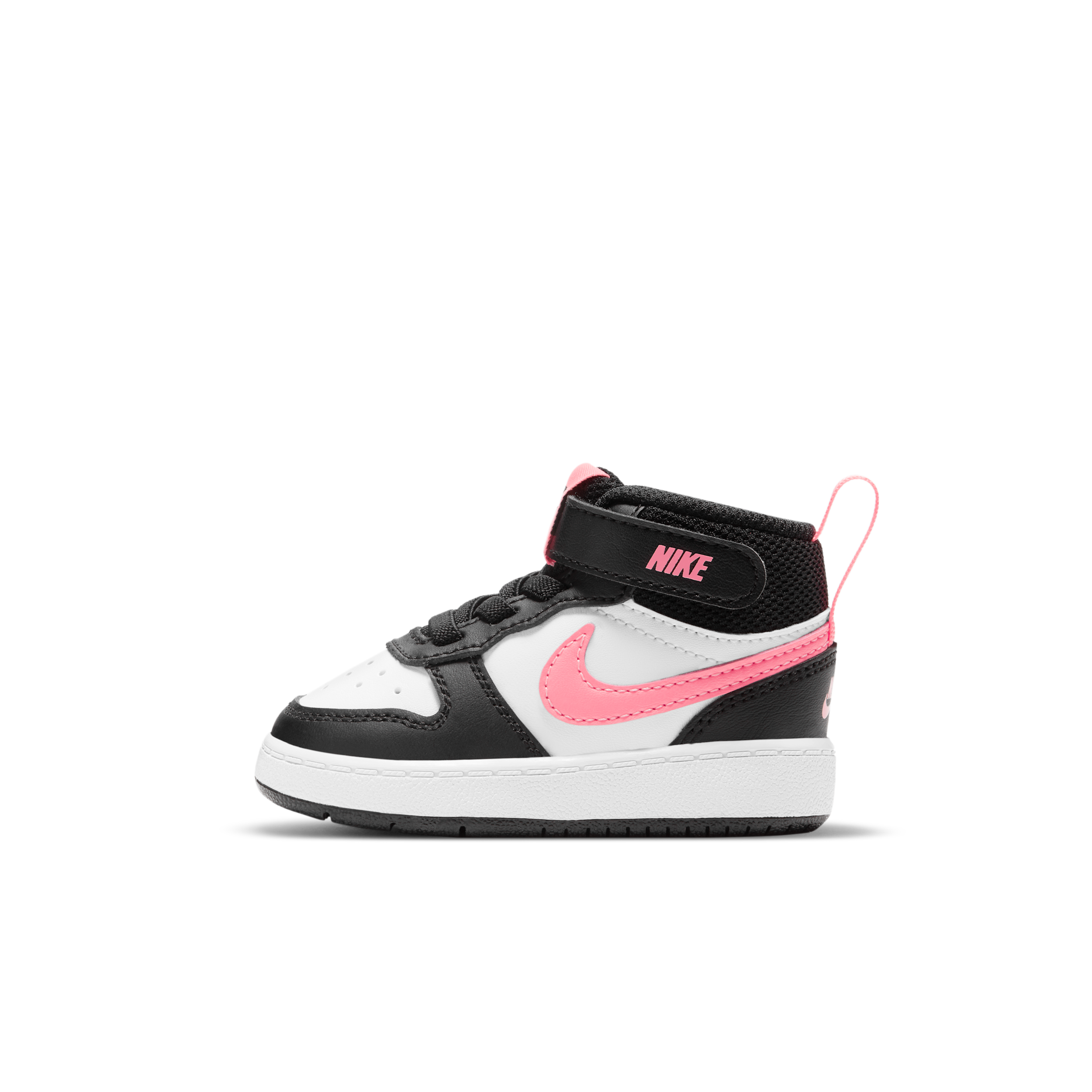 Nike Court Borough Mid 2 Baby/Toddler Shoes in Black | CD7784-005