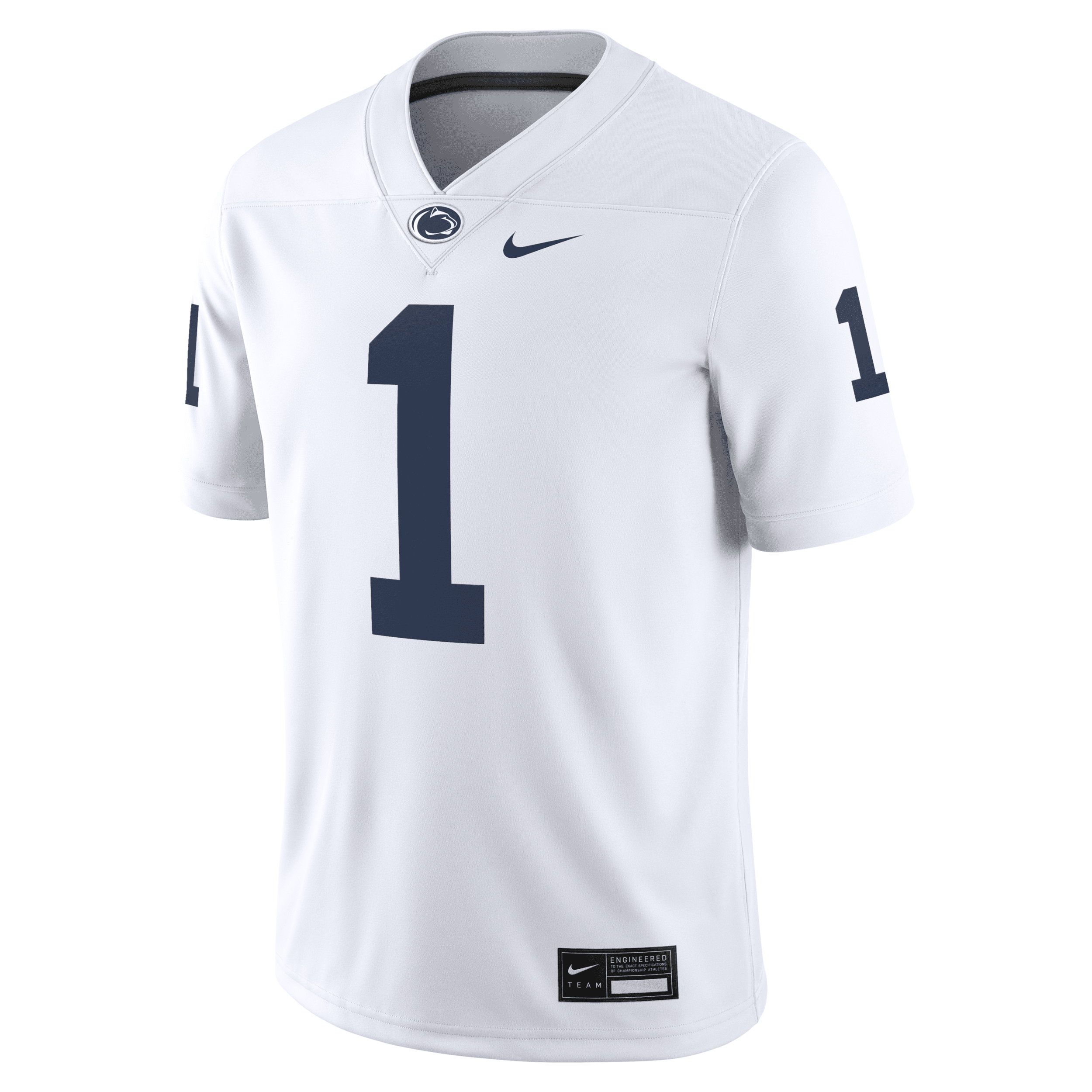 Nike Penn State Nittany Lions Men's Dri-fit College Game Jersey In White