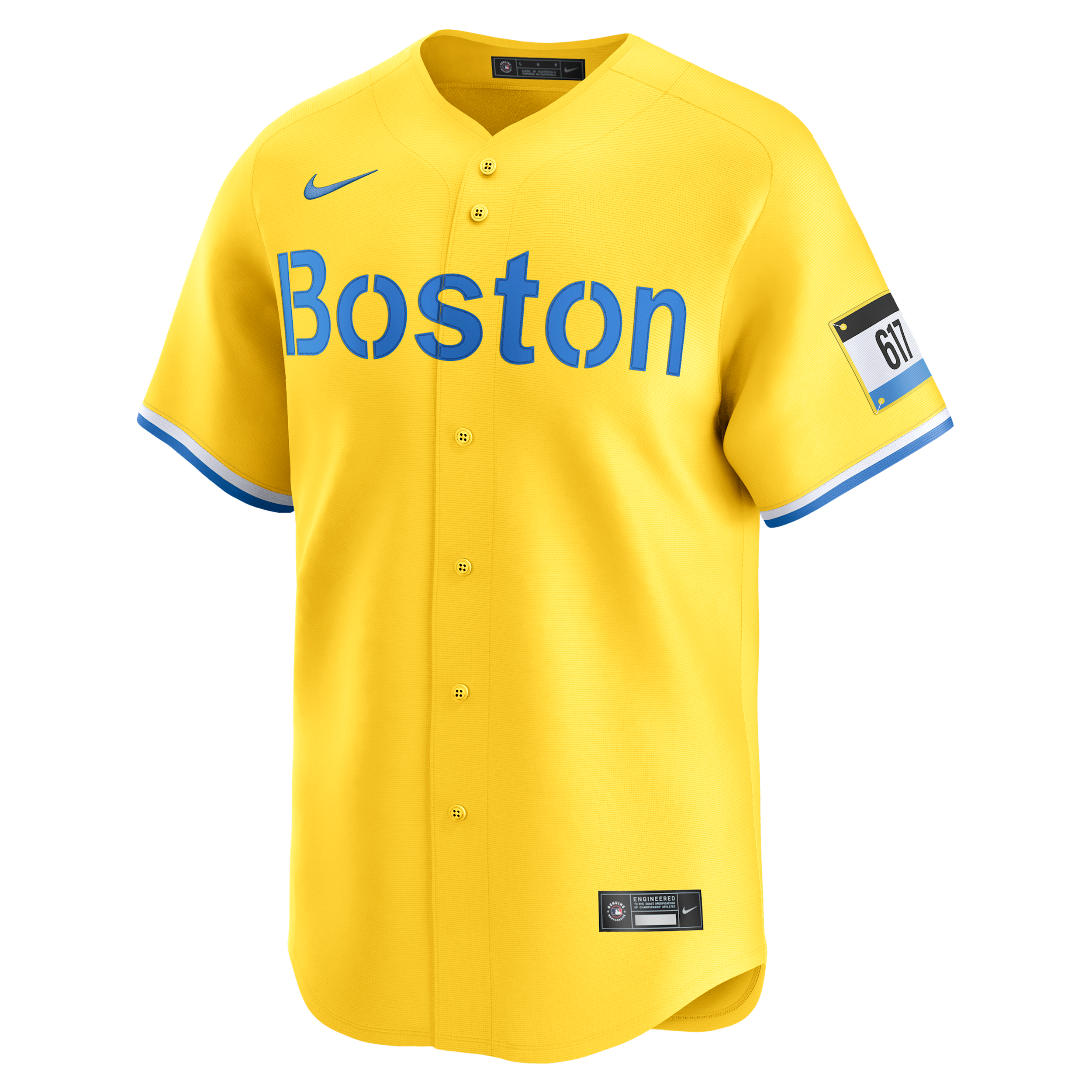 David Ortiz Boston Red Sox City Connect Nike Men's Dri-FIT MLB Limited Jersey in Yellow | LM25BQCGQYH-DN9