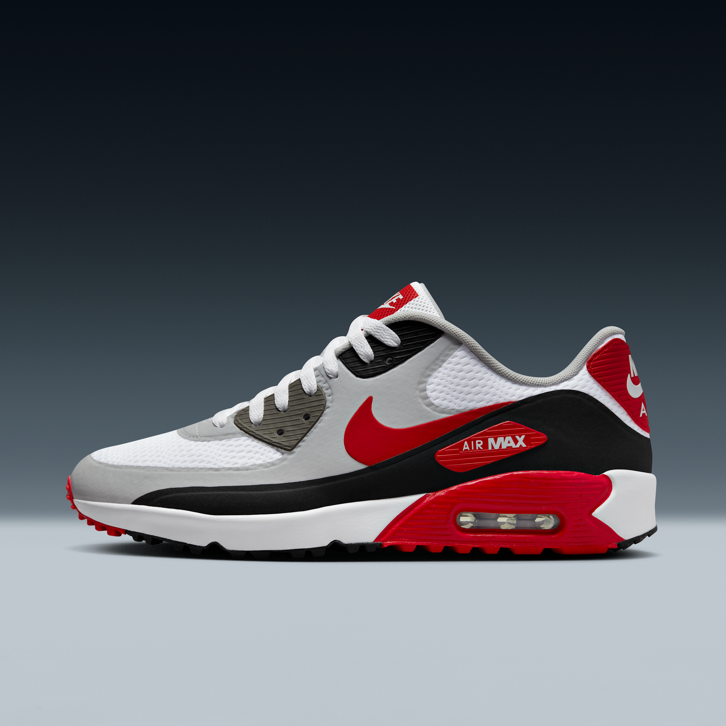 Nike Men's Air Max 90 G Golf Shoes In White