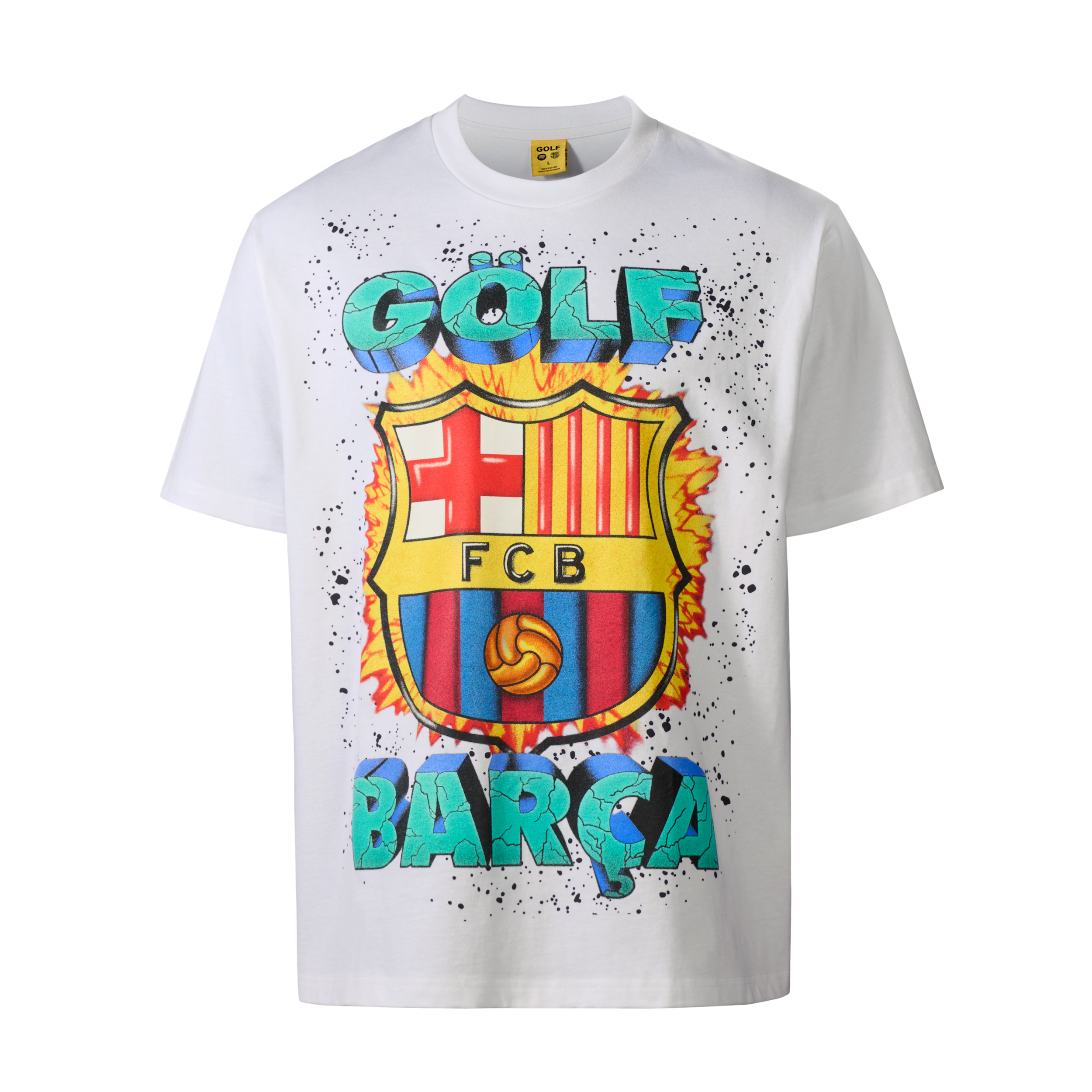 FC Barcelona x GOLF WANG Nike Men's Dri-FIT Soccer Top in White | JU6799-100