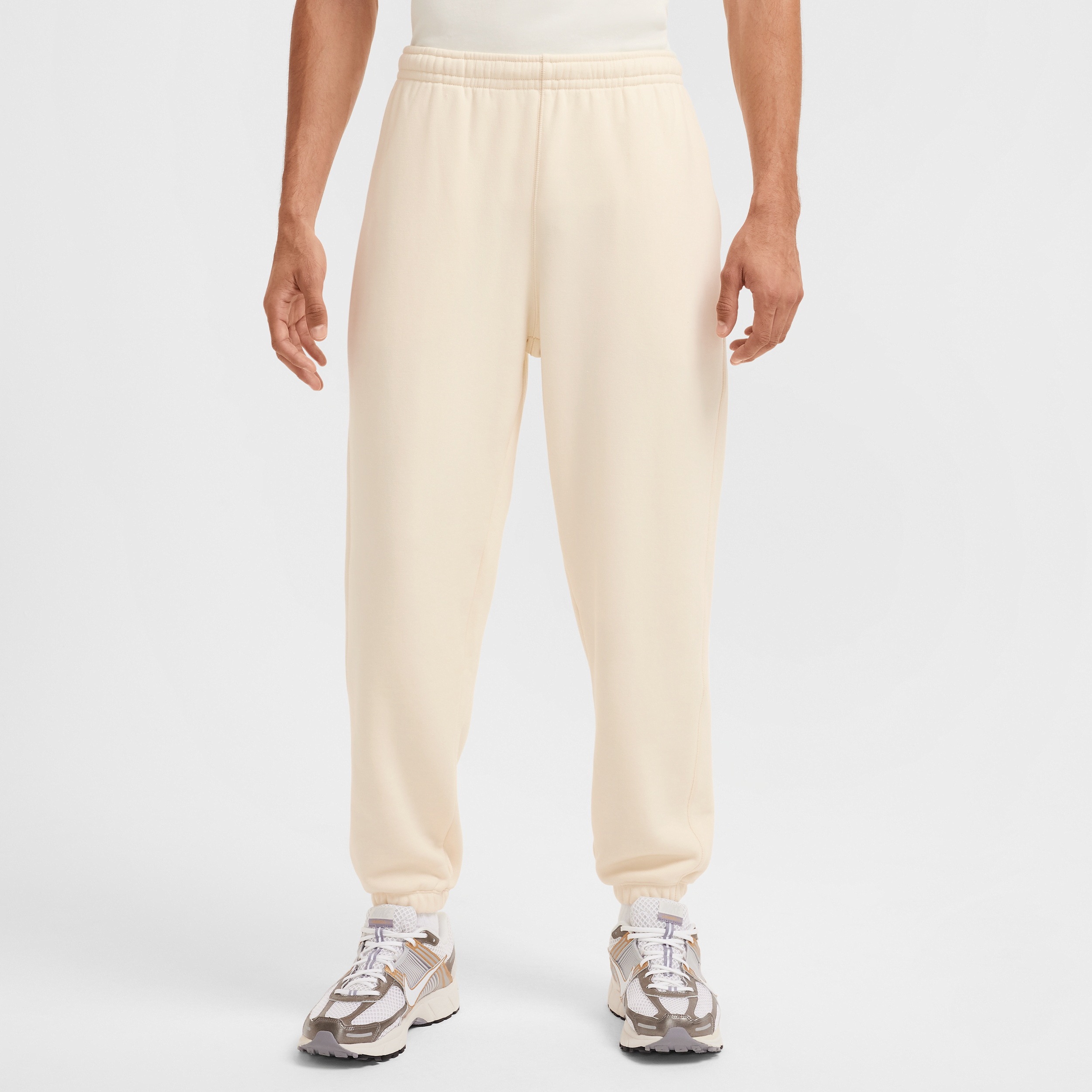 Nike Unisex Wool Classics Fleece Pants In White