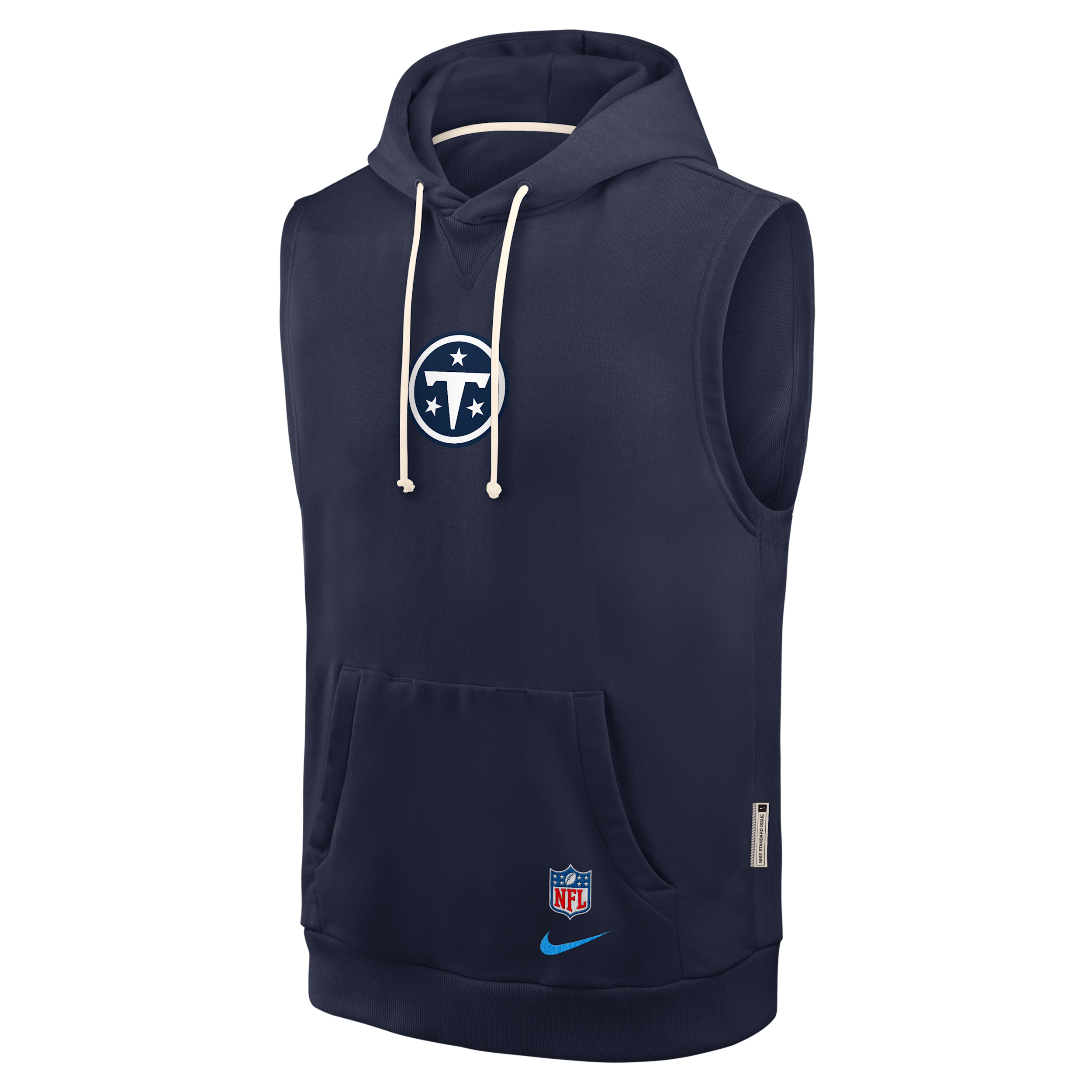 Tennessee Titans Rivalries Collection Sideline Nike Men's Dri-FIT NFL Sleeveless Pullover Hoodie in Blue | 03B441S9V-PYH