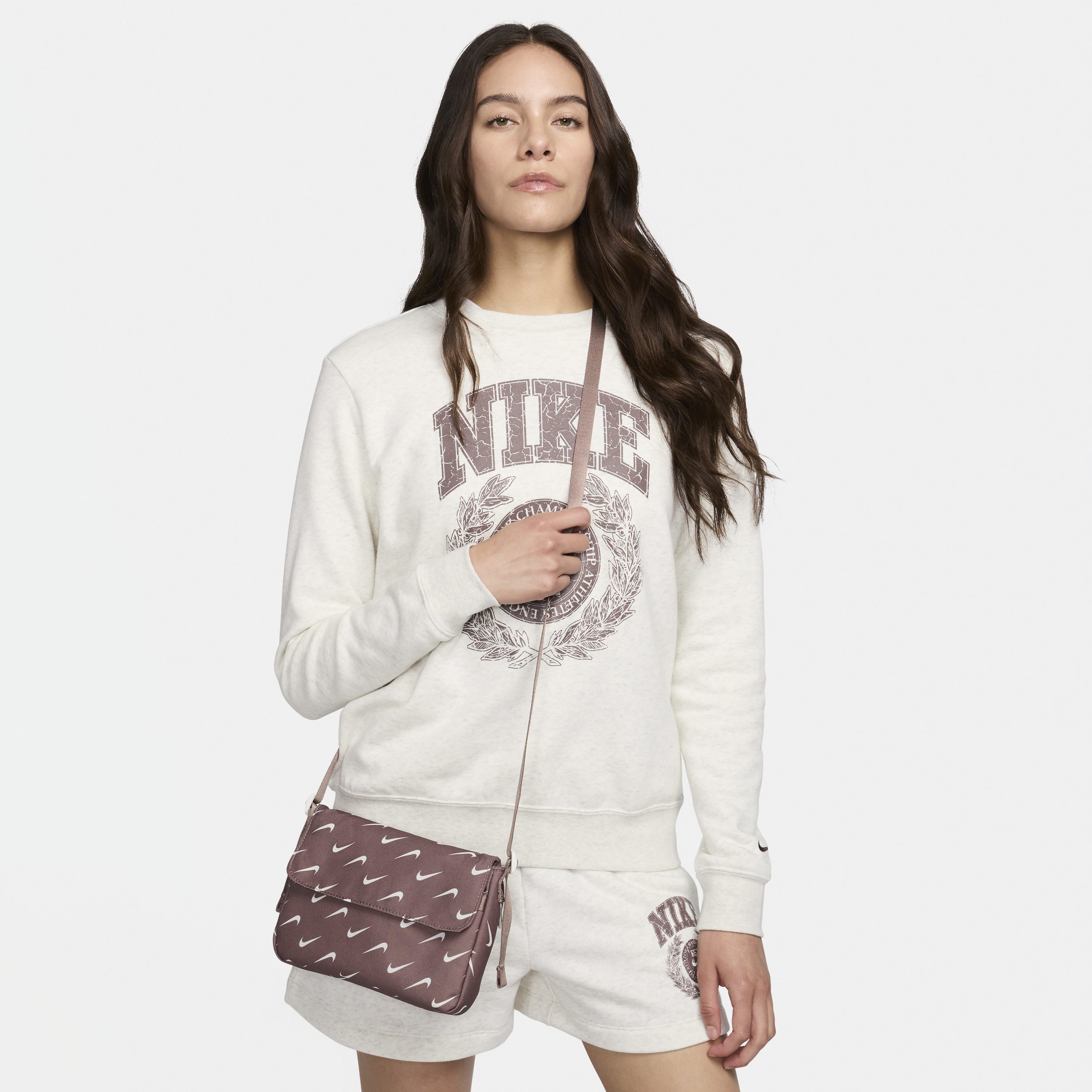 Shop Nike Women's  Sportswear Futura 365 Crossbody Bag (3l) In Purple
