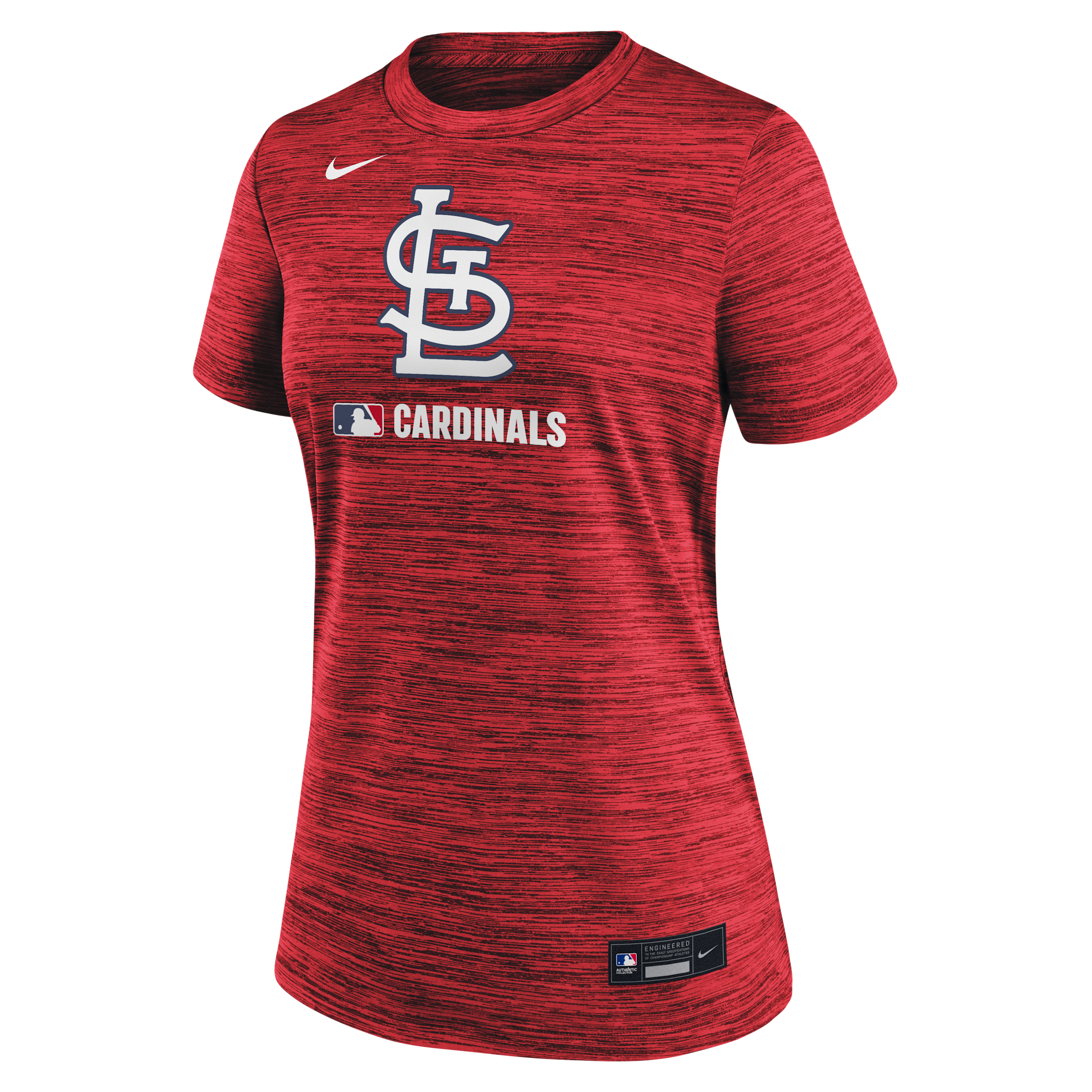 Nike Women's Red St. Louis Cardinals Authentic Collection Velocity Performance T-shirt In Red