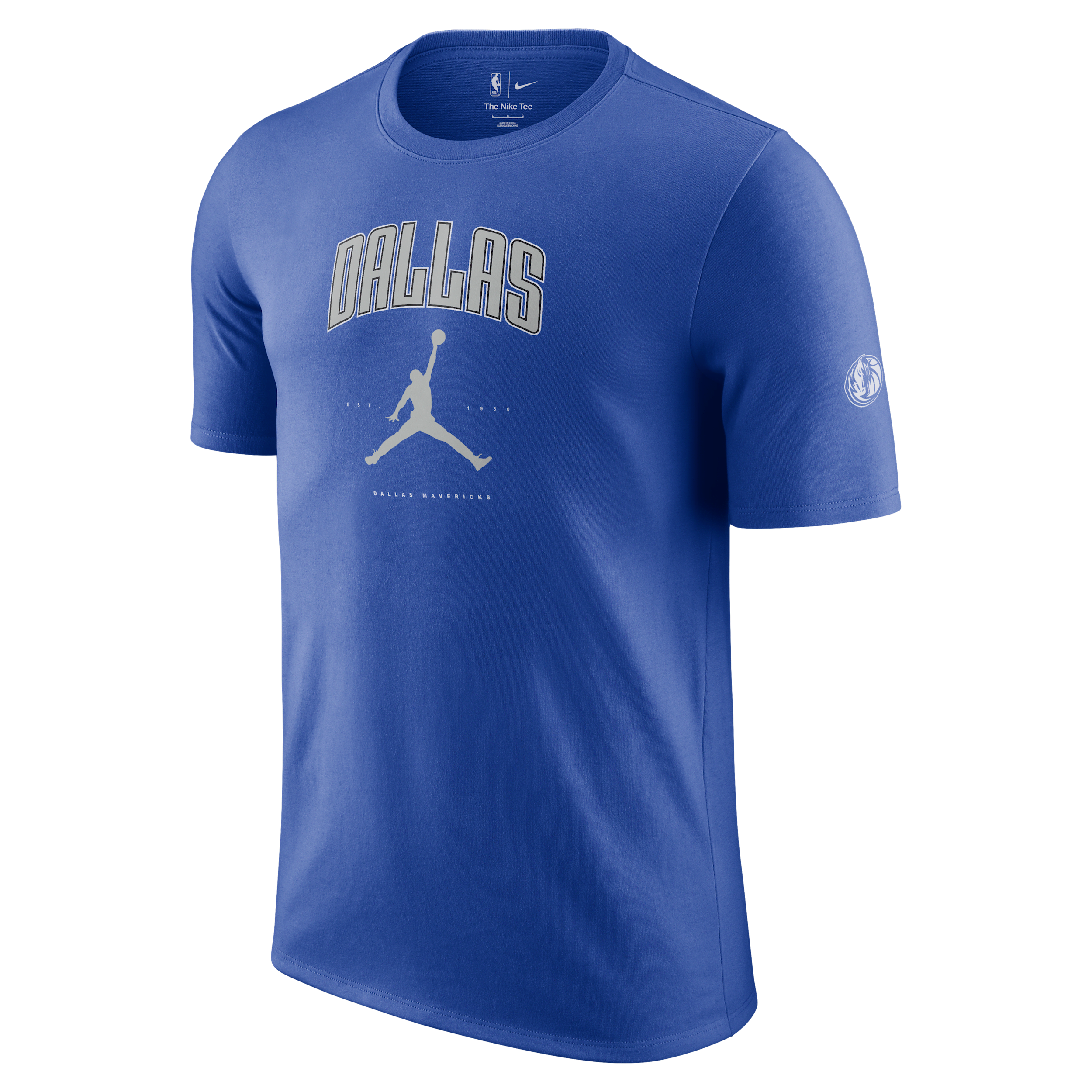 NIKE MEN'S DALLAS MAVERICKS ESSENTIAL JORDAN NBA T-SHIRT