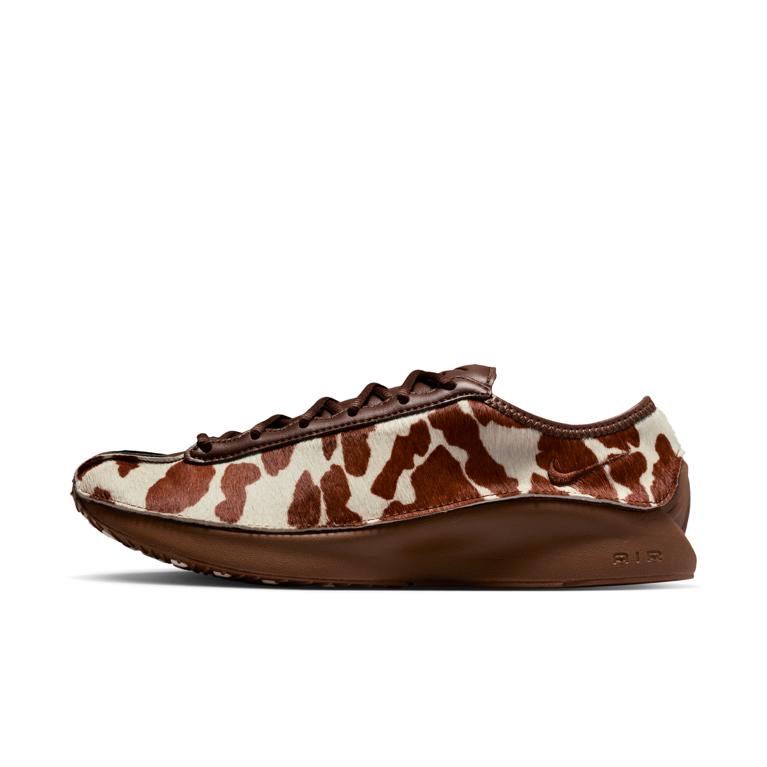 Nike Women's Air Superfly LX Pony Hair Leather Shoes in Brown | HQ9148-201