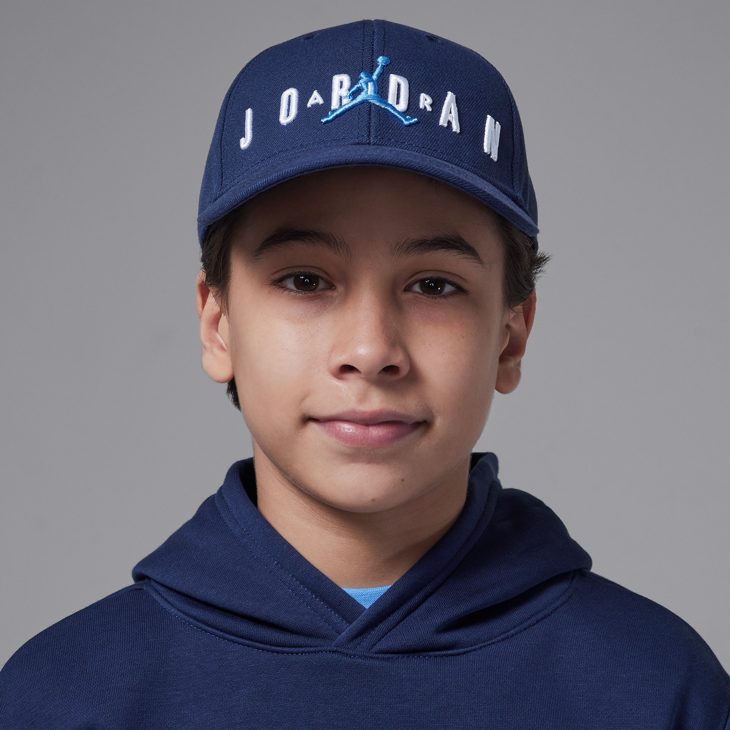 Jordan Big Kids' Structured Strapback Cap In Blue