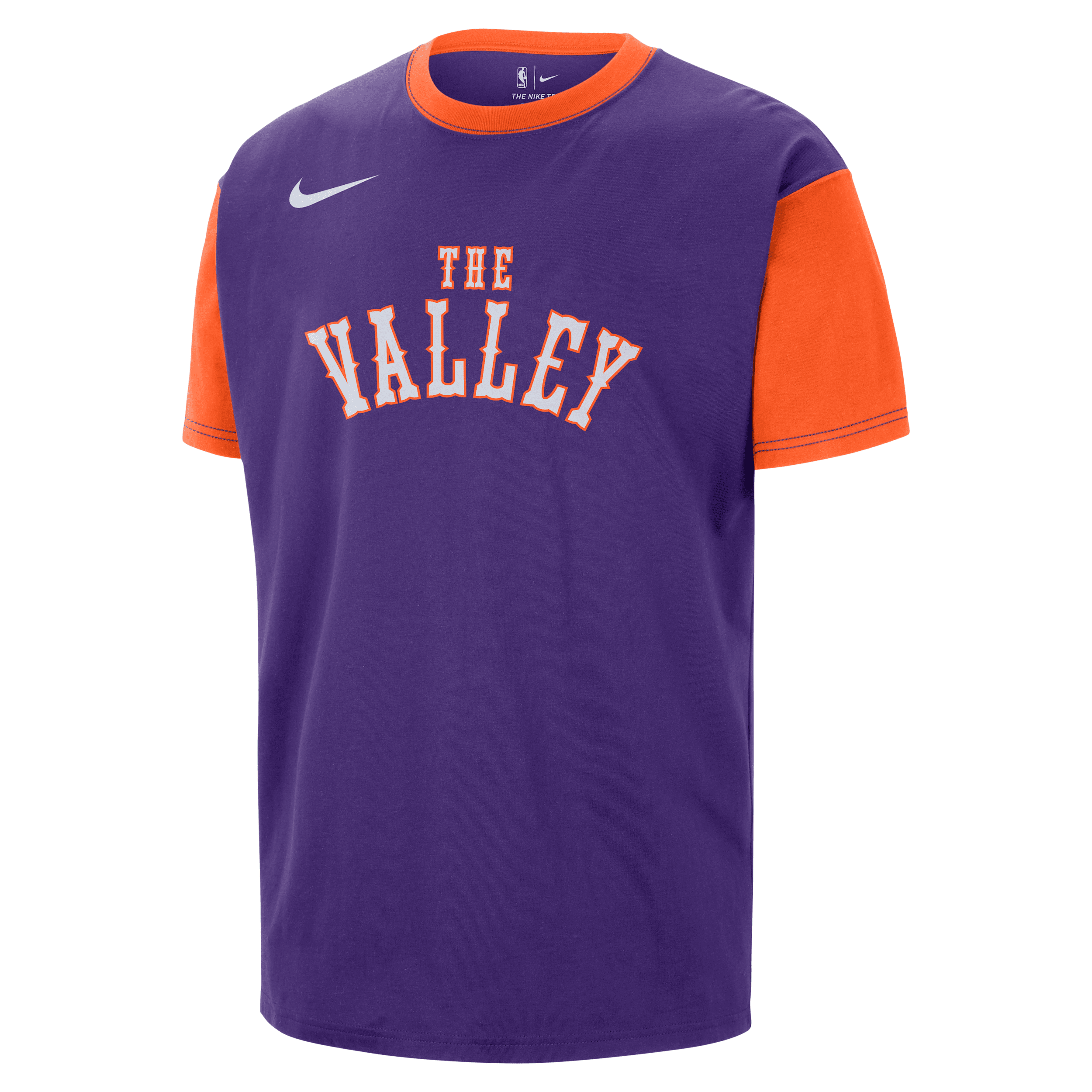Nike Men's Purple Phoenix Suns 2024/25 City Edition Courtside Color Block T-shirt In Purple