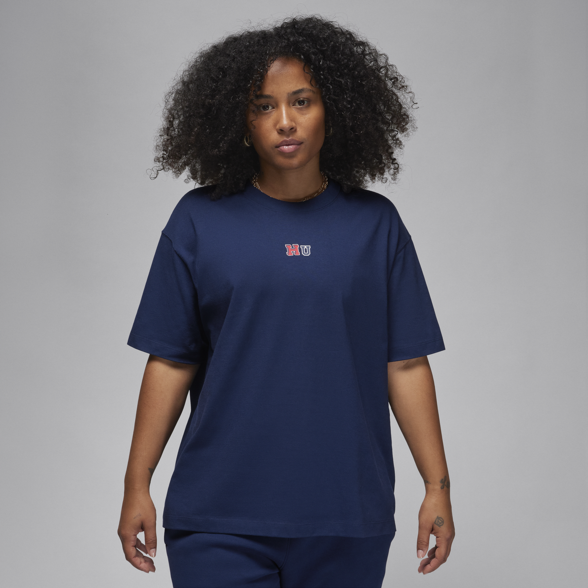 Jordan Women's  X Howard University Graphic T-shirt In Blue