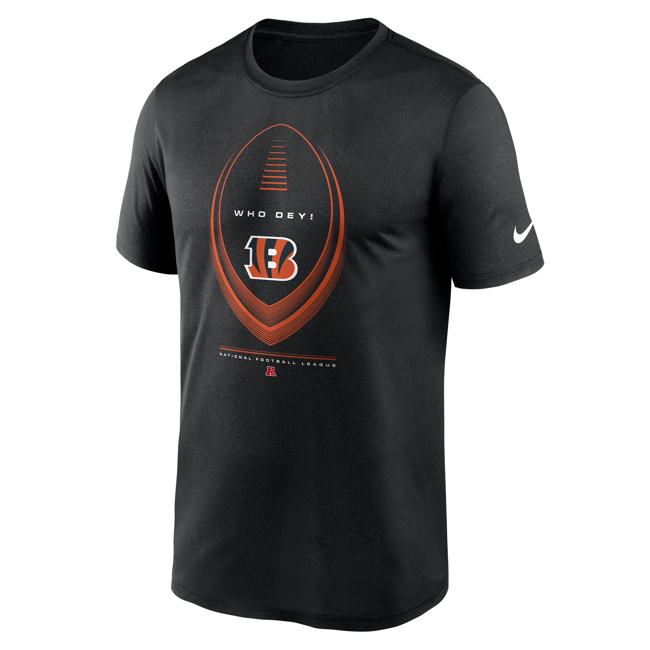 Cincinnati Bengals Legend Icon Nike Men's Dri-FIT NFL T-Shirt in Black | NKGK00A9A-NDB