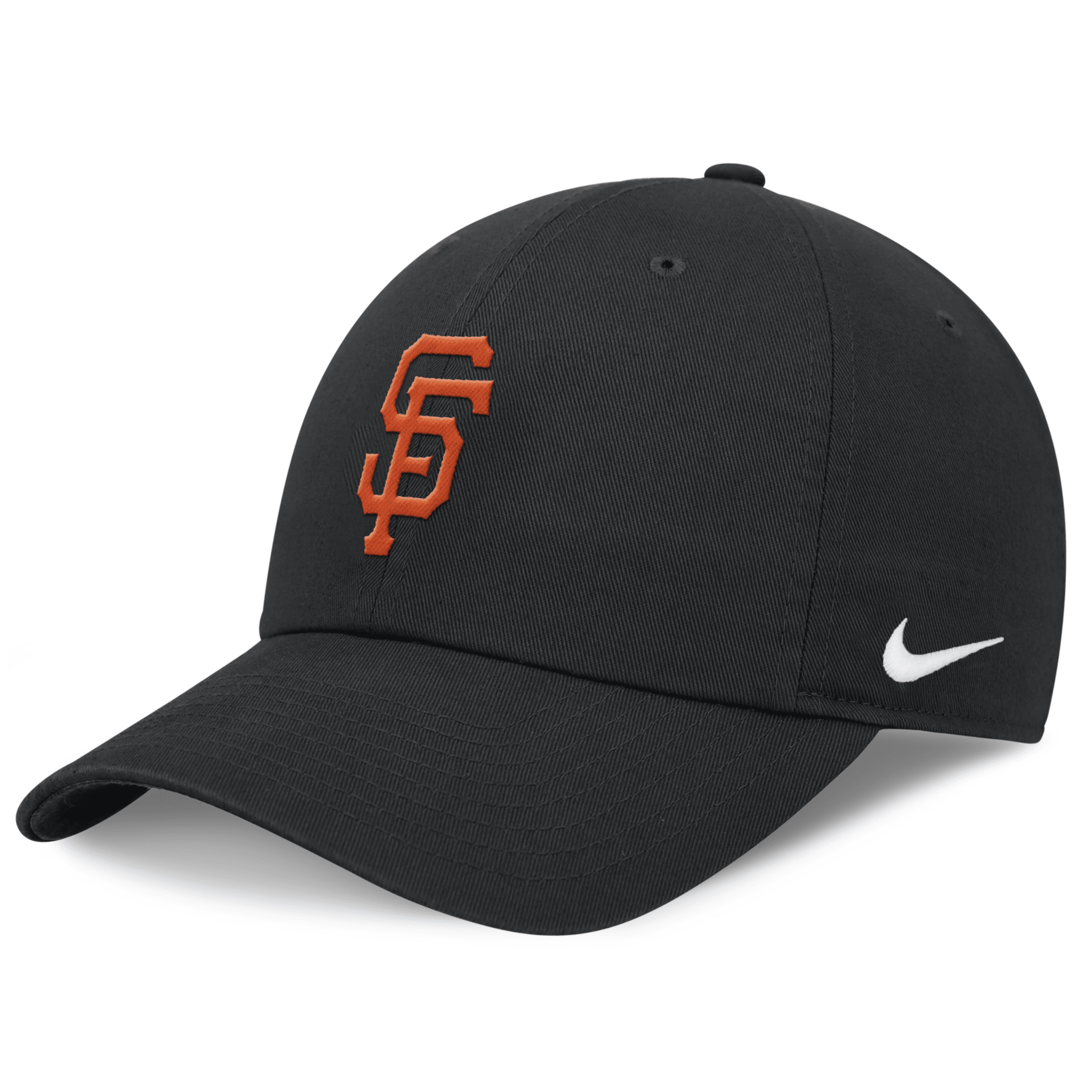 Shop Nike San Francisco Giants Evergreen Club  Men's Mlb Adjustable Hat In Black