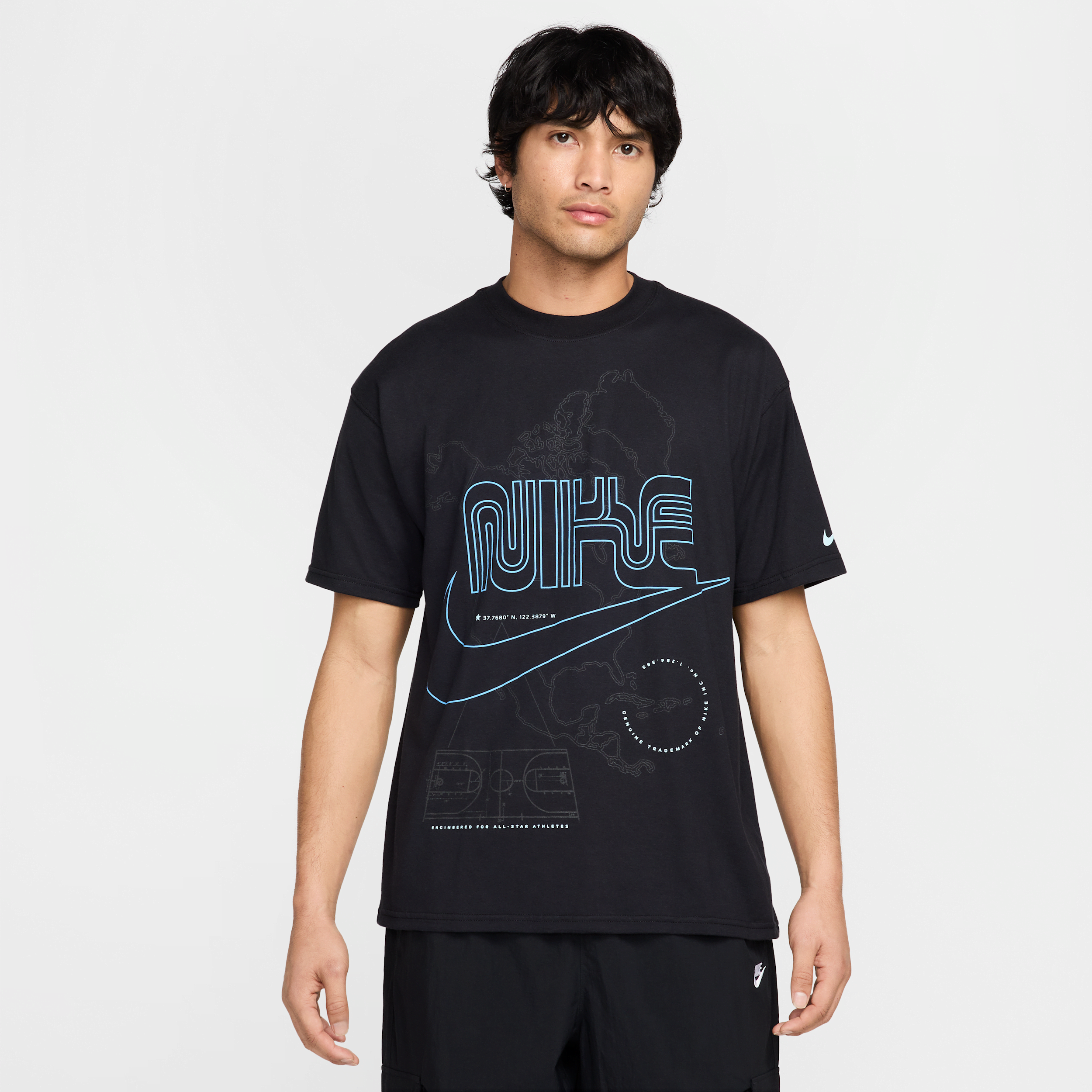 Nike Men's  Sportswear Max90 T-shirt In Black