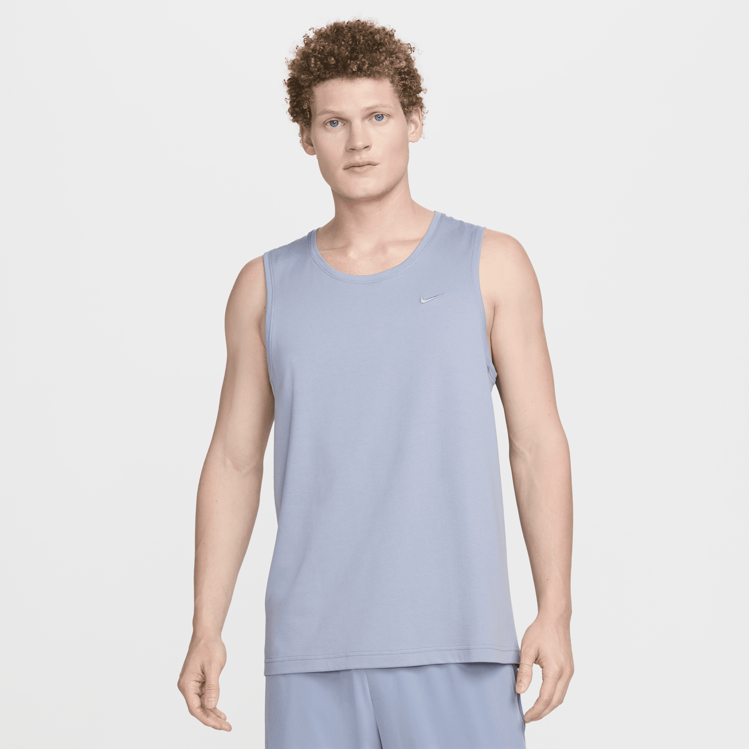 Shop Nike Men's Primary Dri-fit Versatile Tank Top In Blue