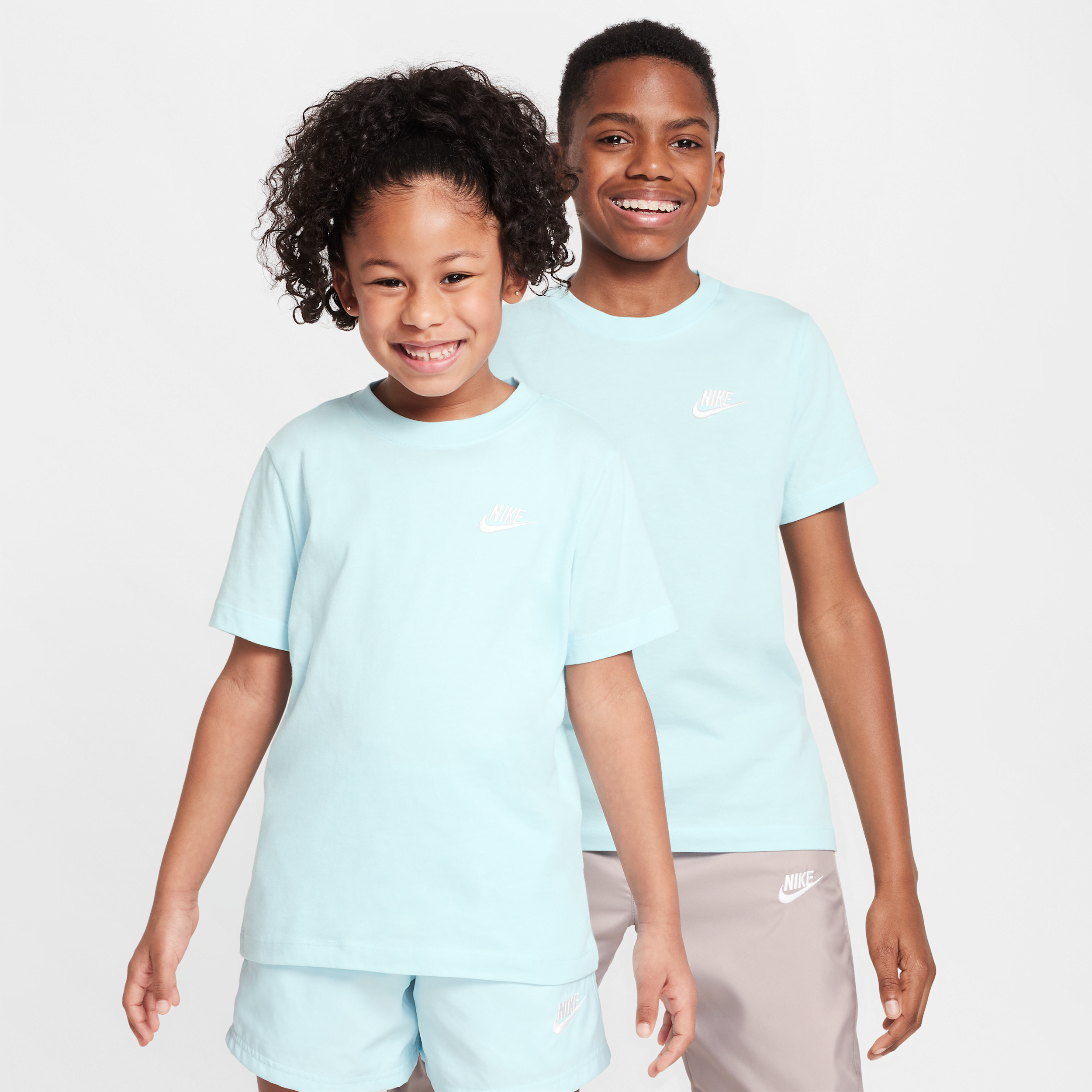 Nike Sportswear Big Kids' T-shirt In Blue