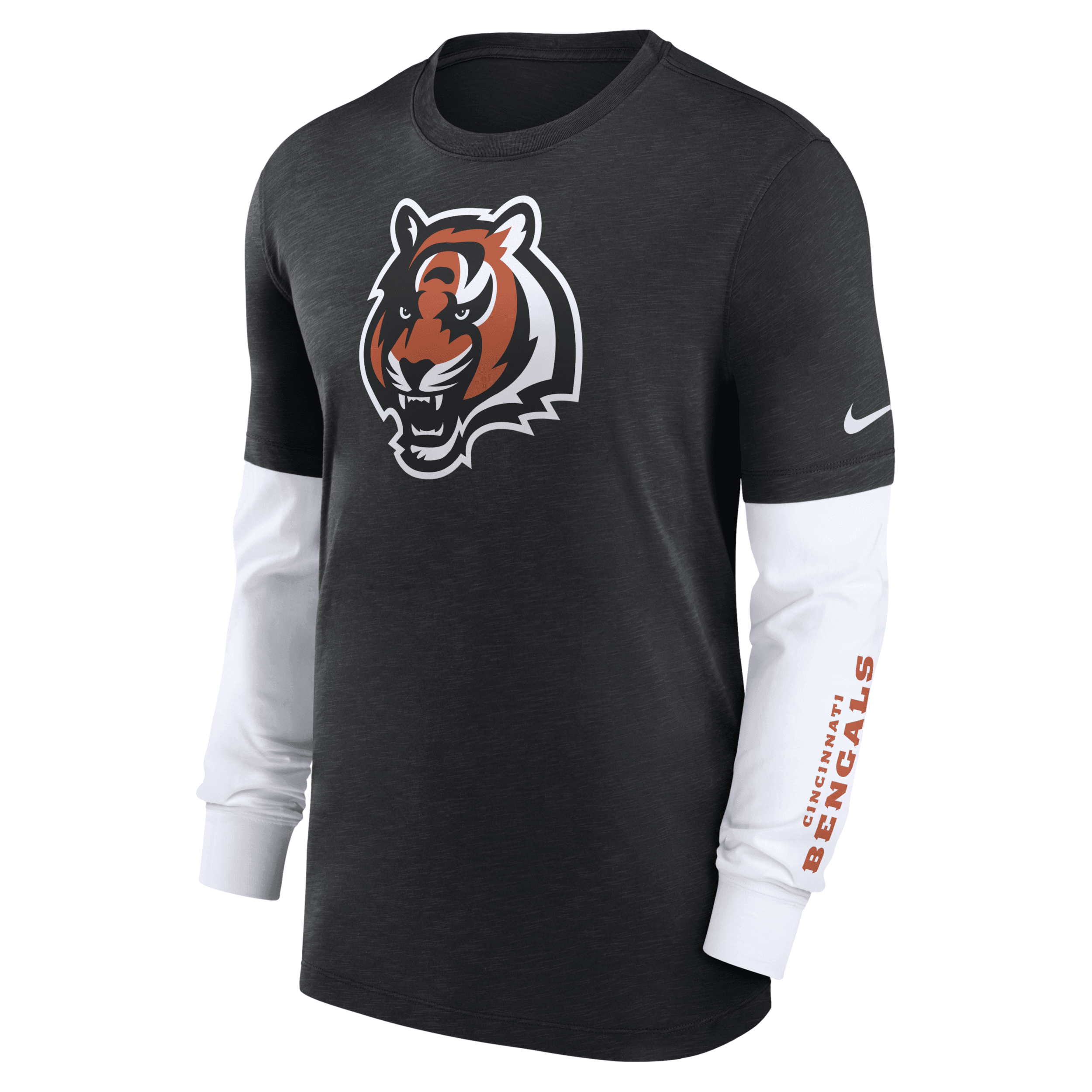 Authentic NFL Apparel Men's Long-Sleeve Cincinnati Bengals Top