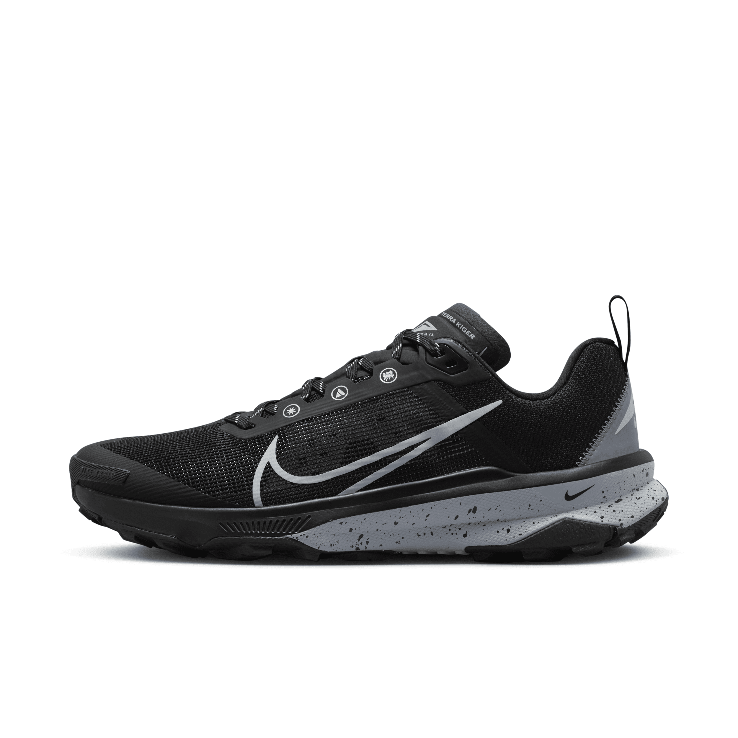 Shop Nike Men's Kiger 9 Trail Running Shoes In Black