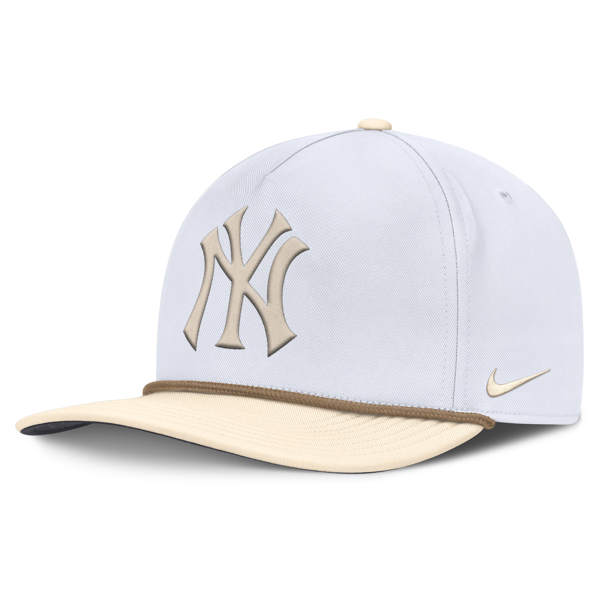 Nike Men's White/cream New York Yankees Pro Performance Snapback Hat In White