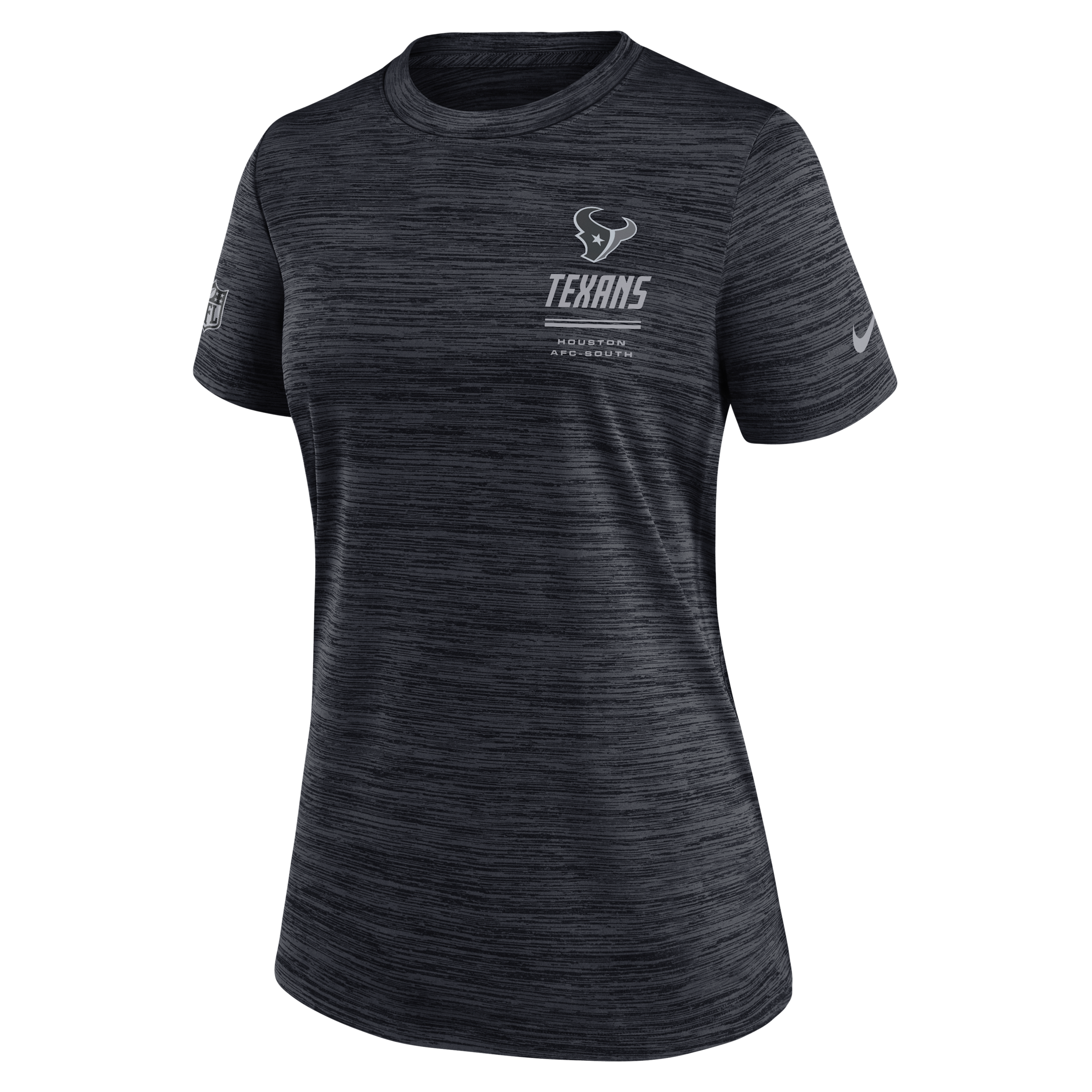 Houston Texans Sideline Velocity Nike Women's Dri-FIT NFL T-Shirt in Blue | 03EY4FA9H-7VD