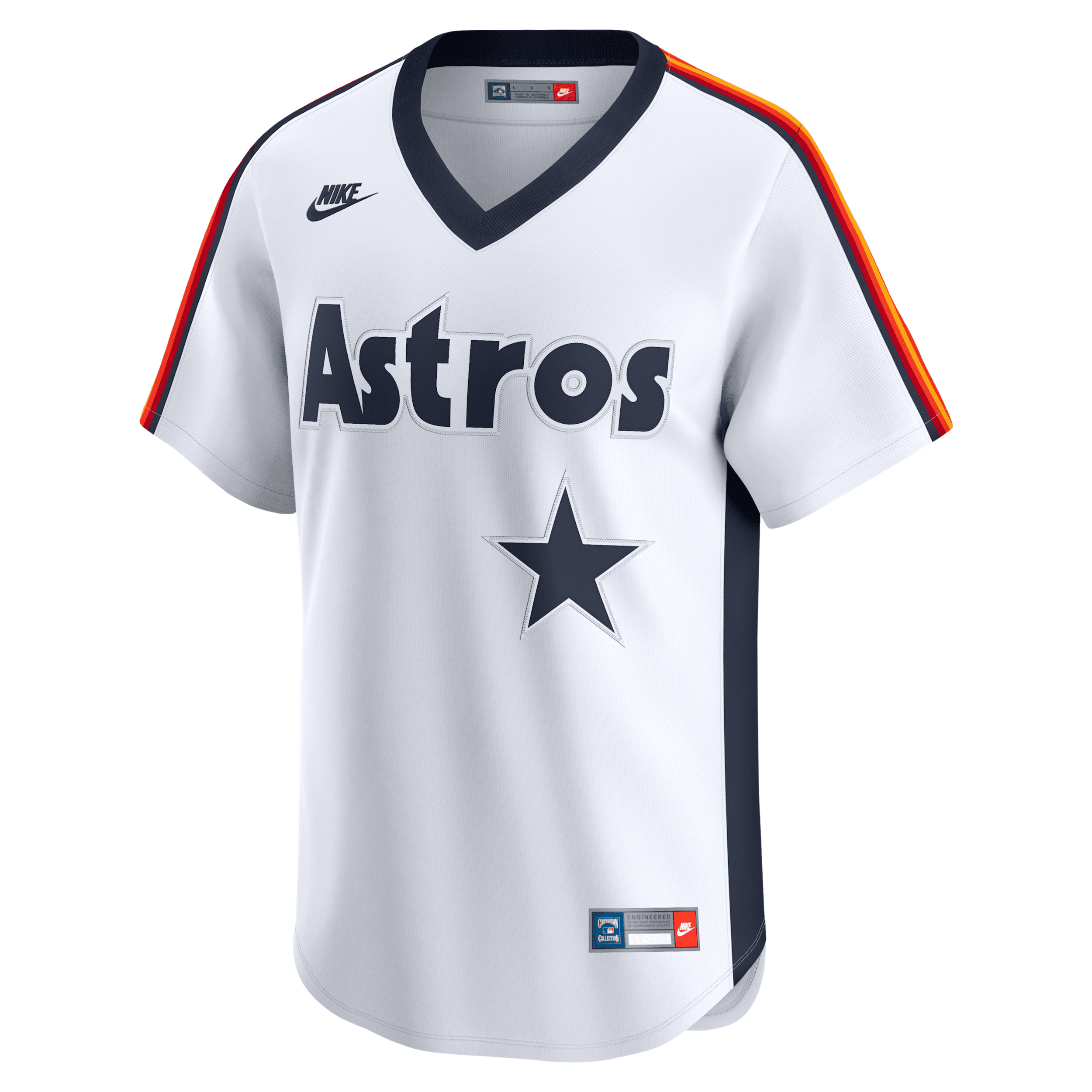 Houston Astros Cooperstown Nike Men's Dri-FIT ADV MLB Limited Jersey in White | CO2500CEHST-A3F