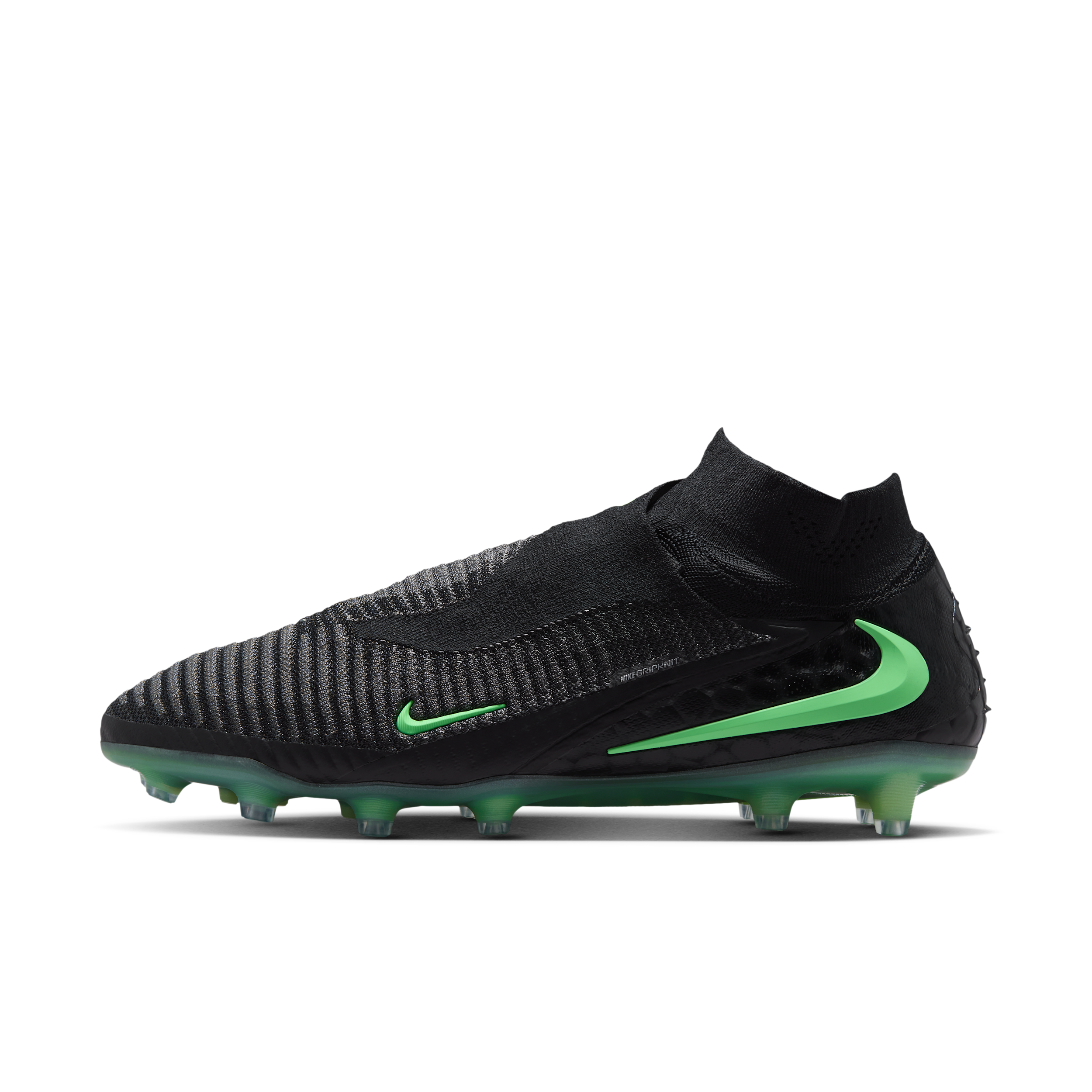 Nike Men's Phantom 6 High Elite Artificial-Grass Soccer Cleats in Black | HQ2329-001