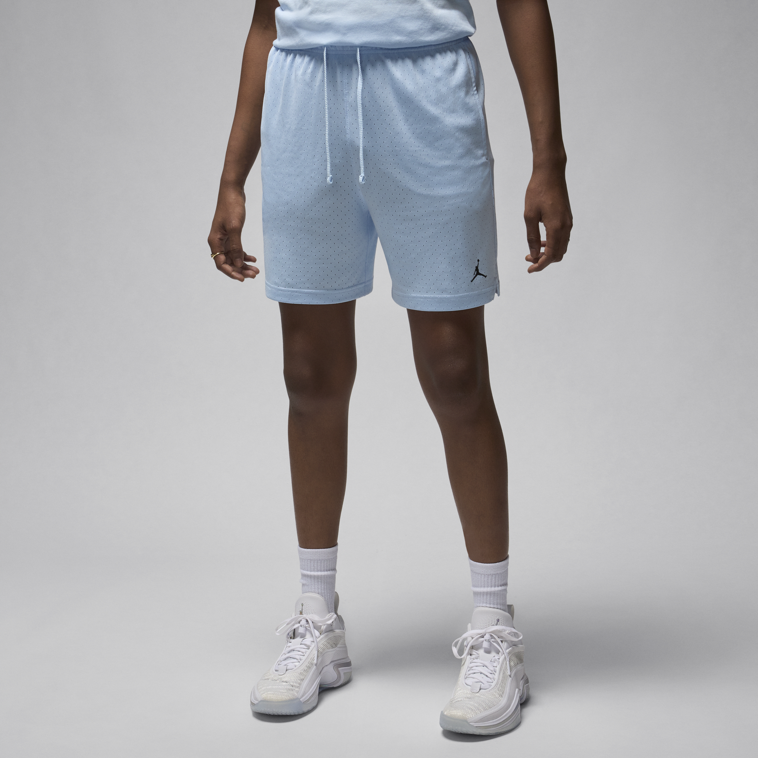 Shop Jordan Men's  Sport Dri-fit Mesh Shorts In Blue