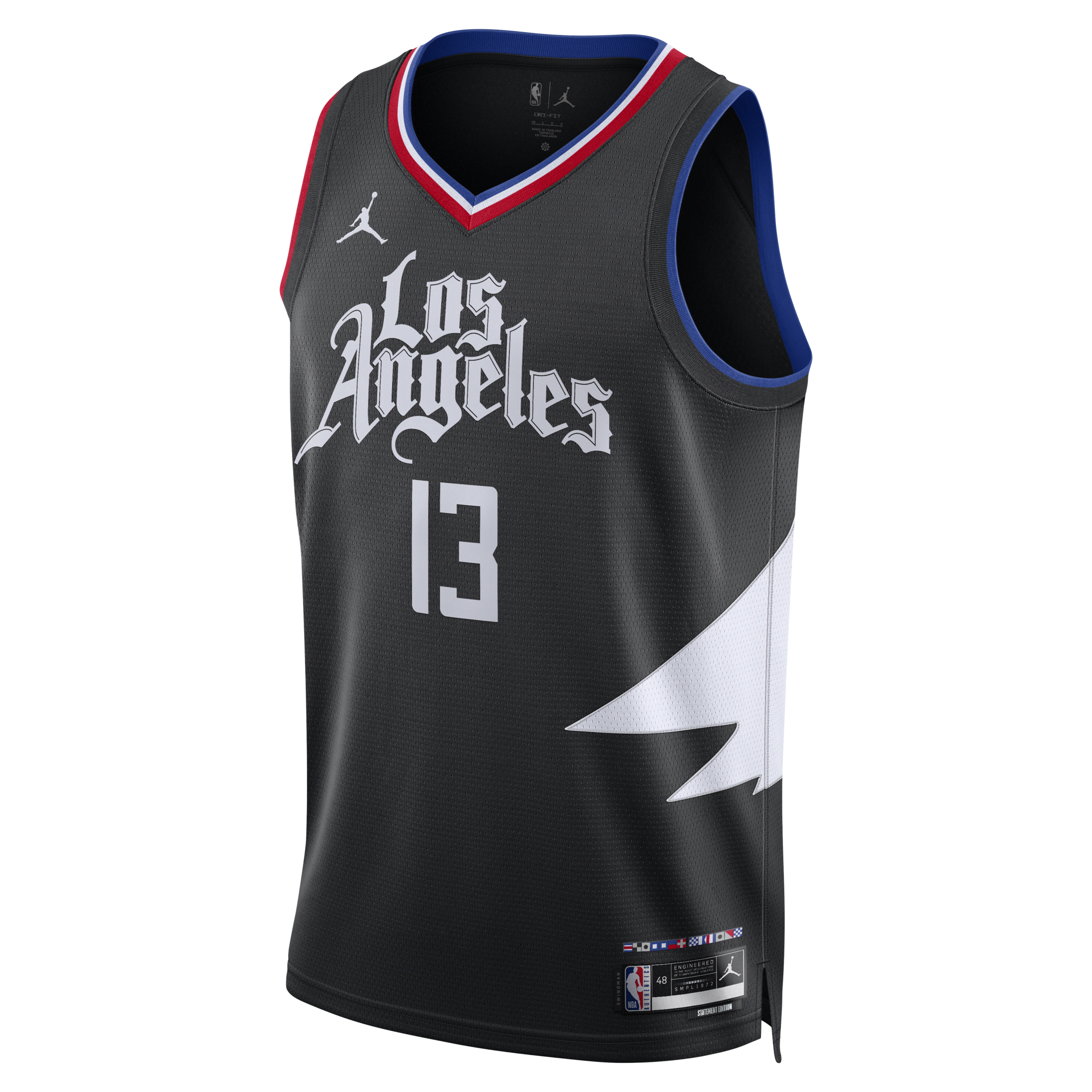 Jordan Men's Los Angeles Clippers Statement Edition  Dri-fit Nba Swingman Jersey In Black