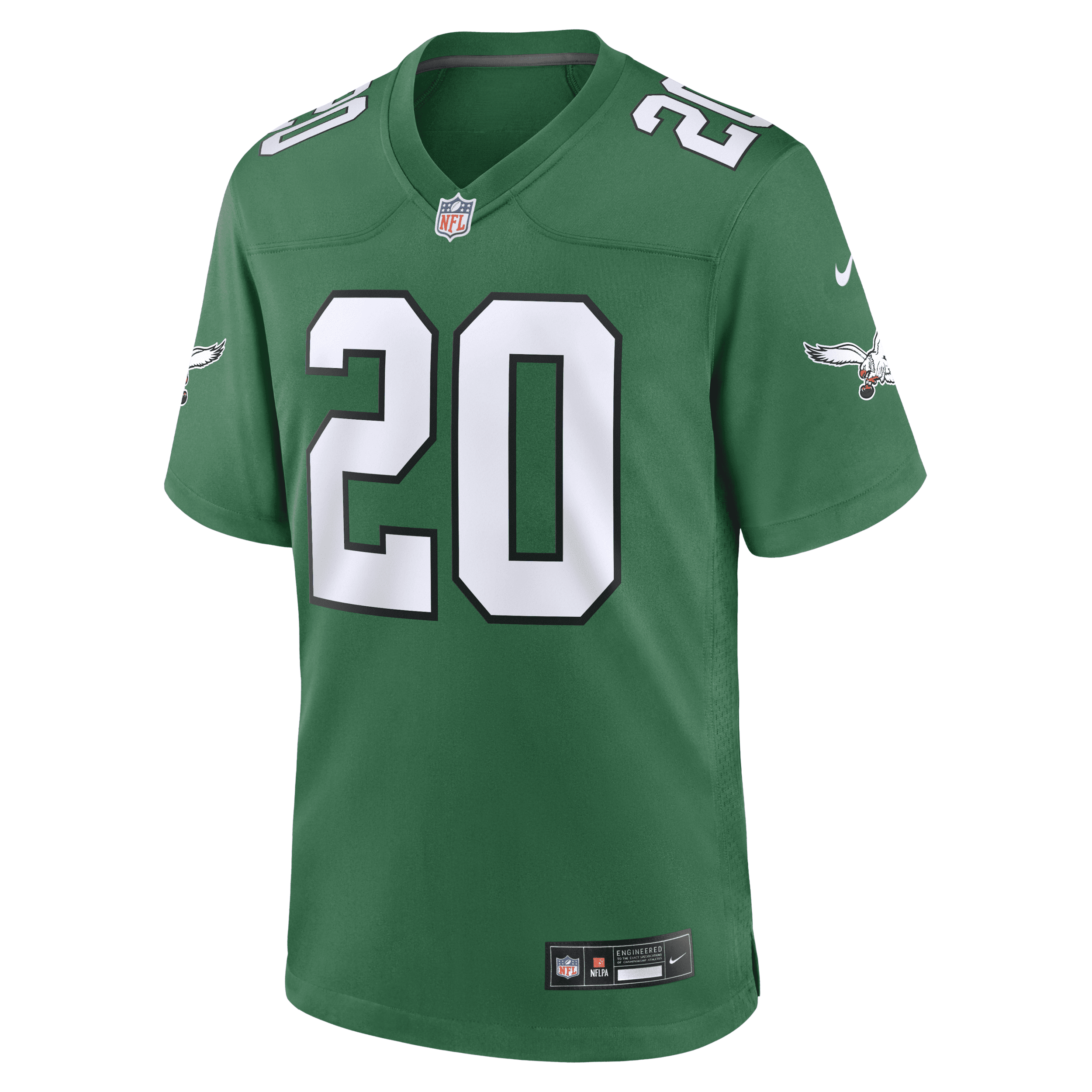 NIKE BRIAN DAWKINS PHILADELPHIA EAGLES MEN'S NFL GAME FOOTBALL JERSEY 1014220662