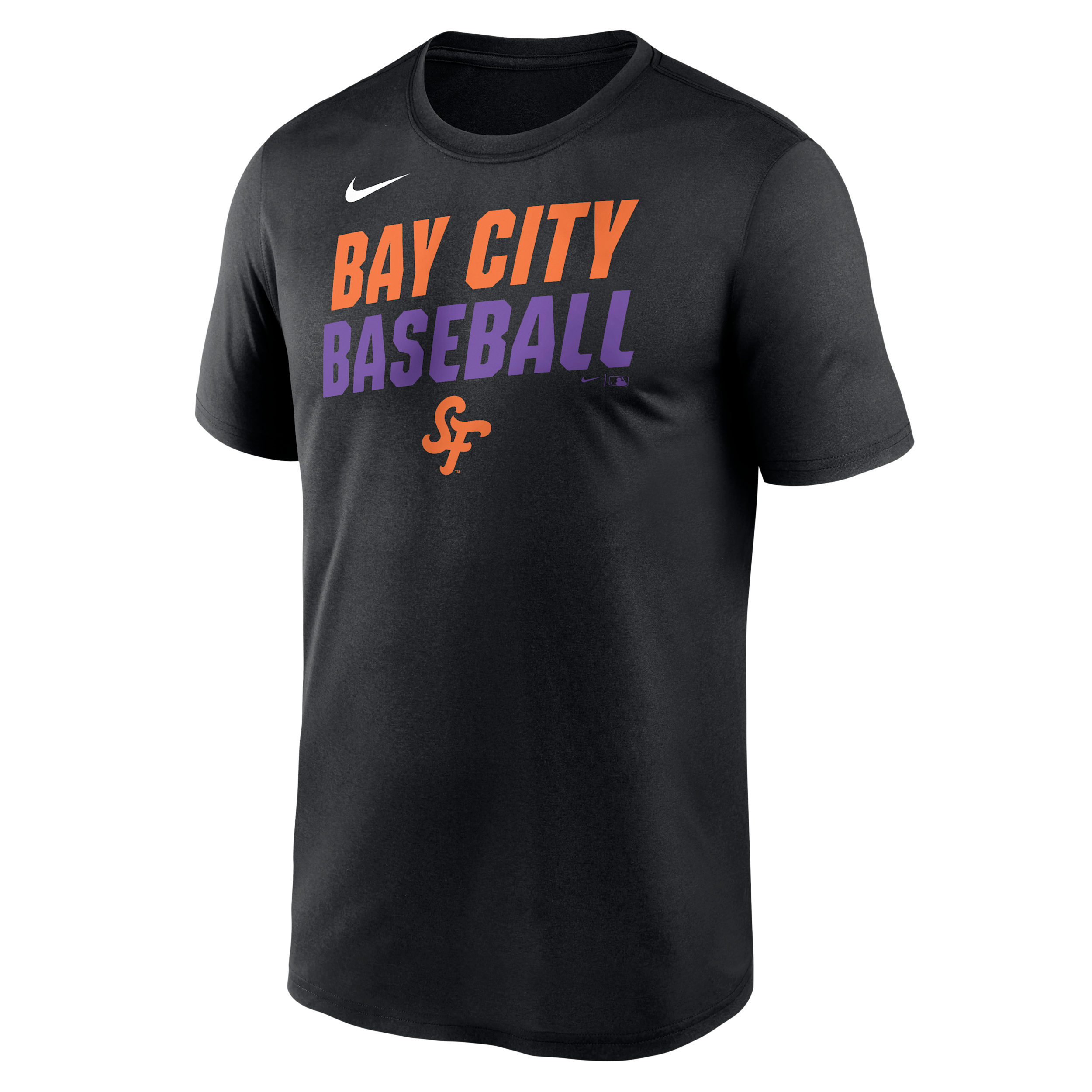 San Francisco Giants City Connect Team Phrase Script Nike Men's Dri-FIT MLB T-Shirt in Black | NKGK00AGIA-TG9