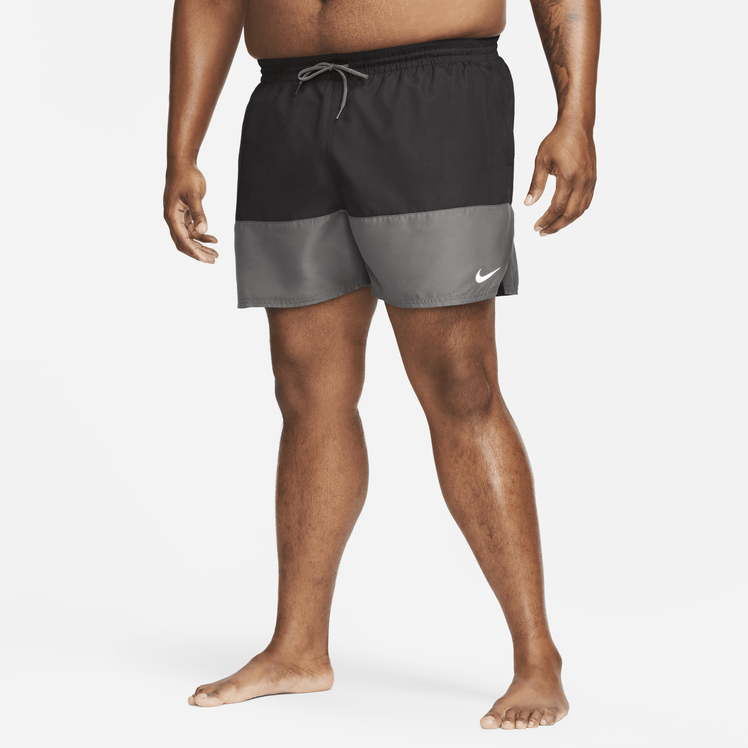 Nike Men's 5" Swim Volley Shorts (plus Size) In Black