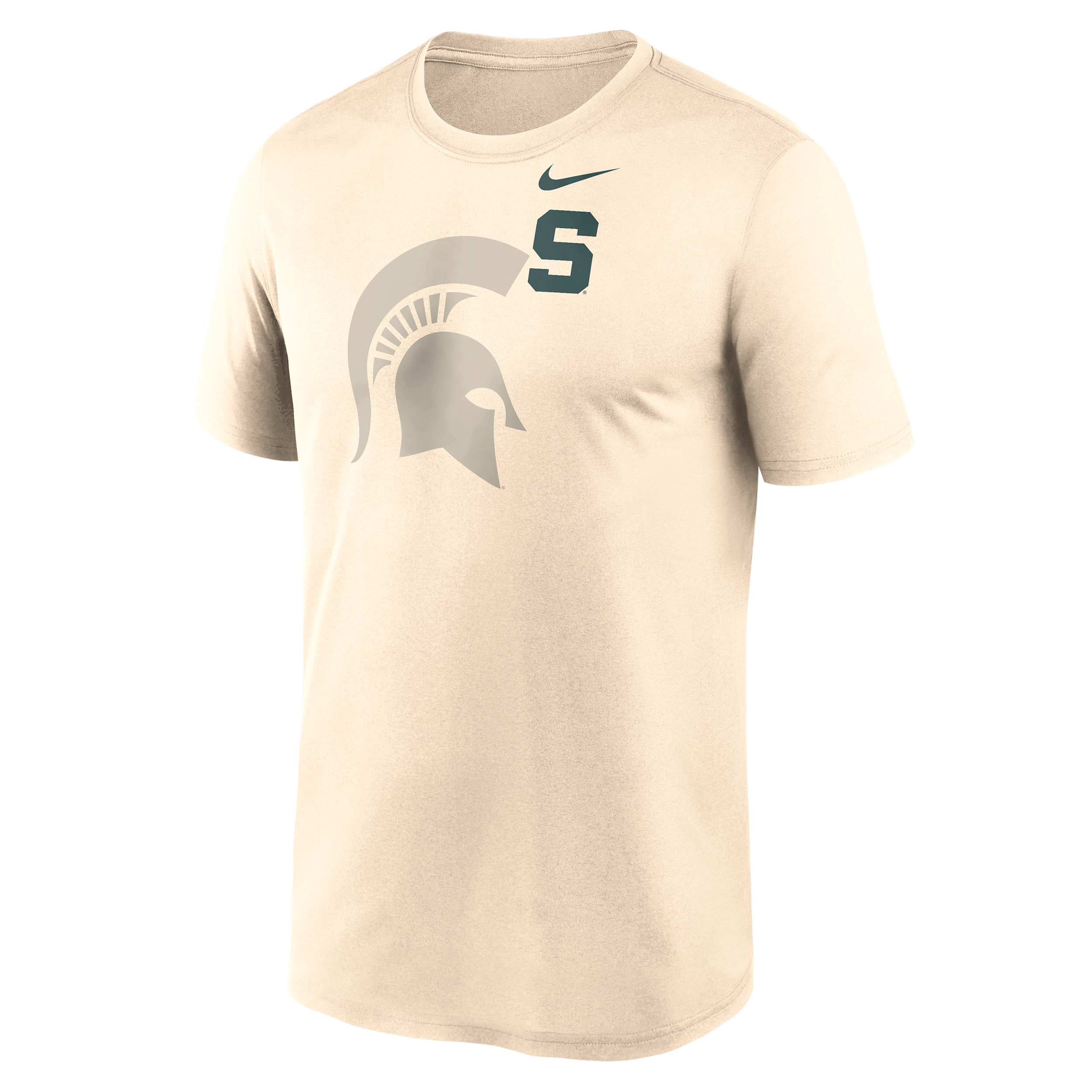 Nike Michigan State Campus Legend Shadow Logo  Men's Dri-fit College T-shirt In Neutral