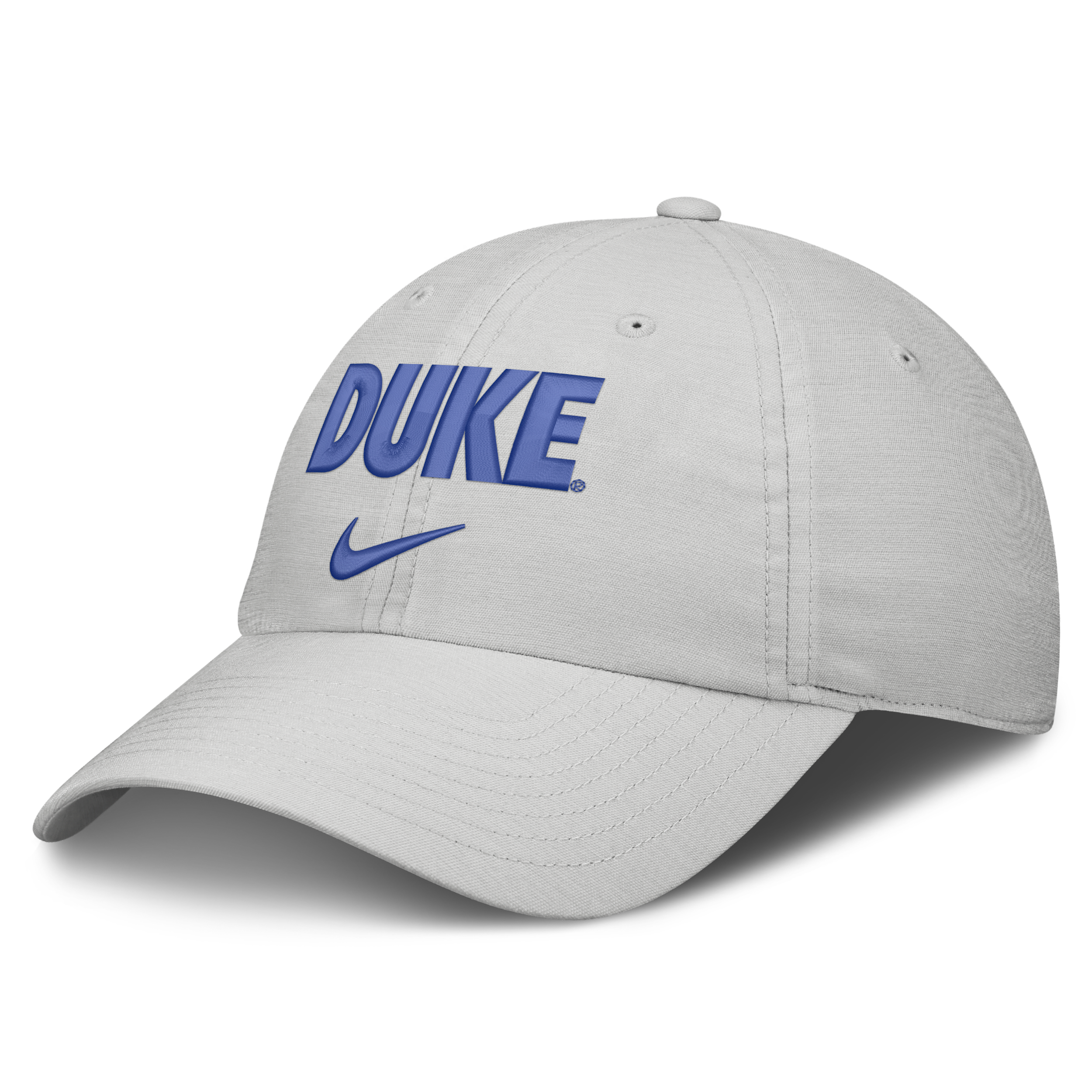 Nike Men's and Women's Gray Duke Blue Devils 2026 On-Field Gameday Club Adjustable Hat - Gray