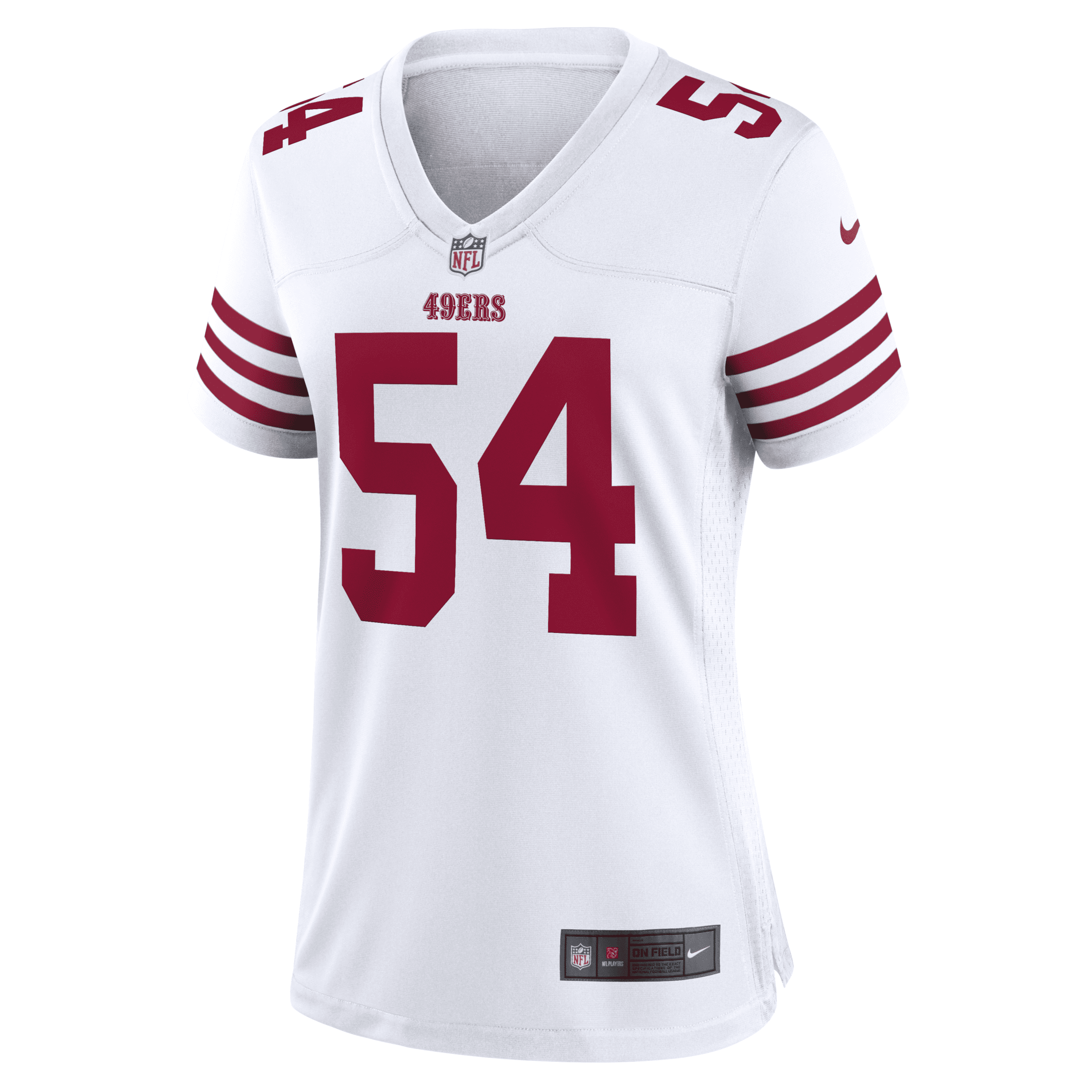 Nike Women's Nike Fred Warner White San Francisco 49ers Player Jersey