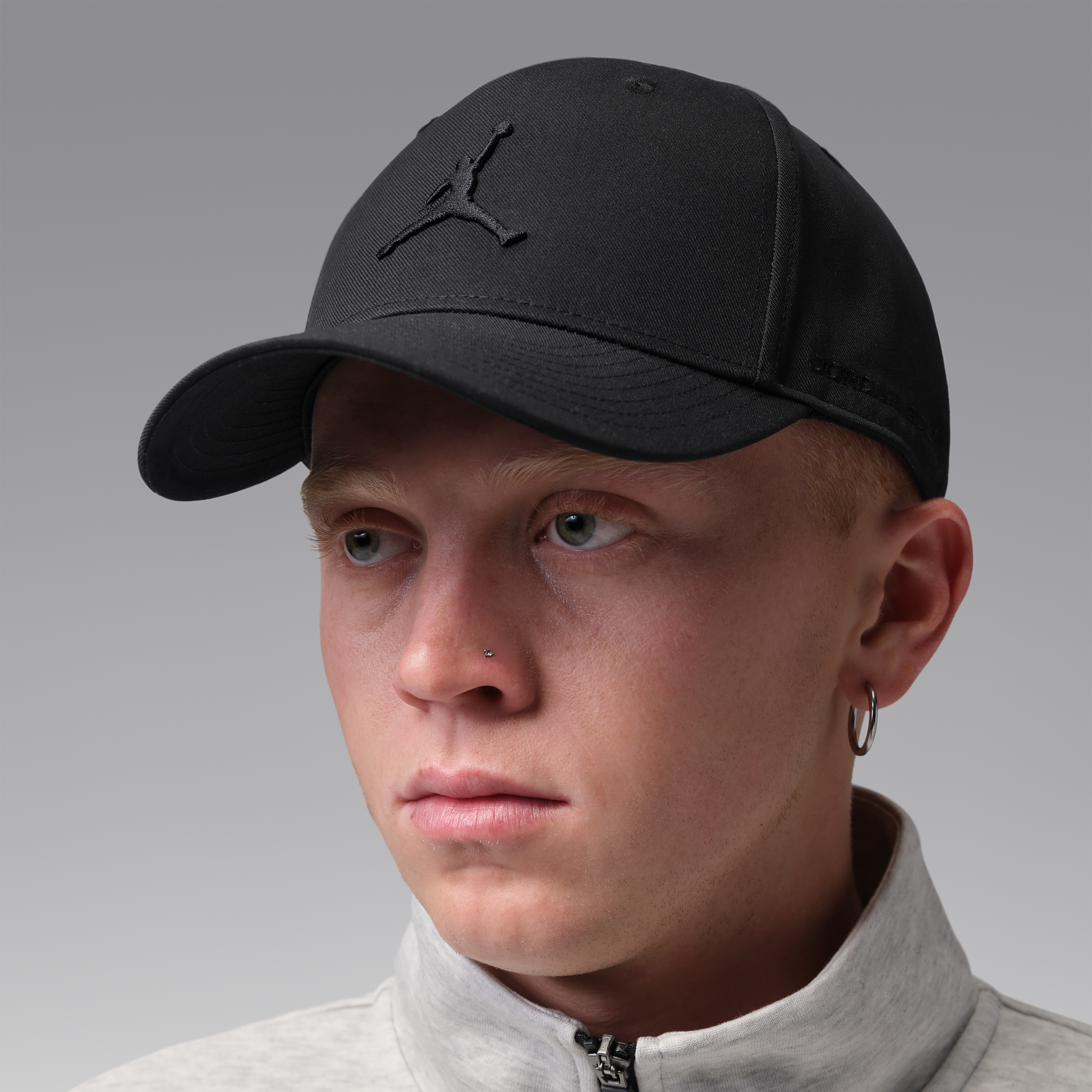 Jordan Rise Dri-fit Structured Golf Cap In Black