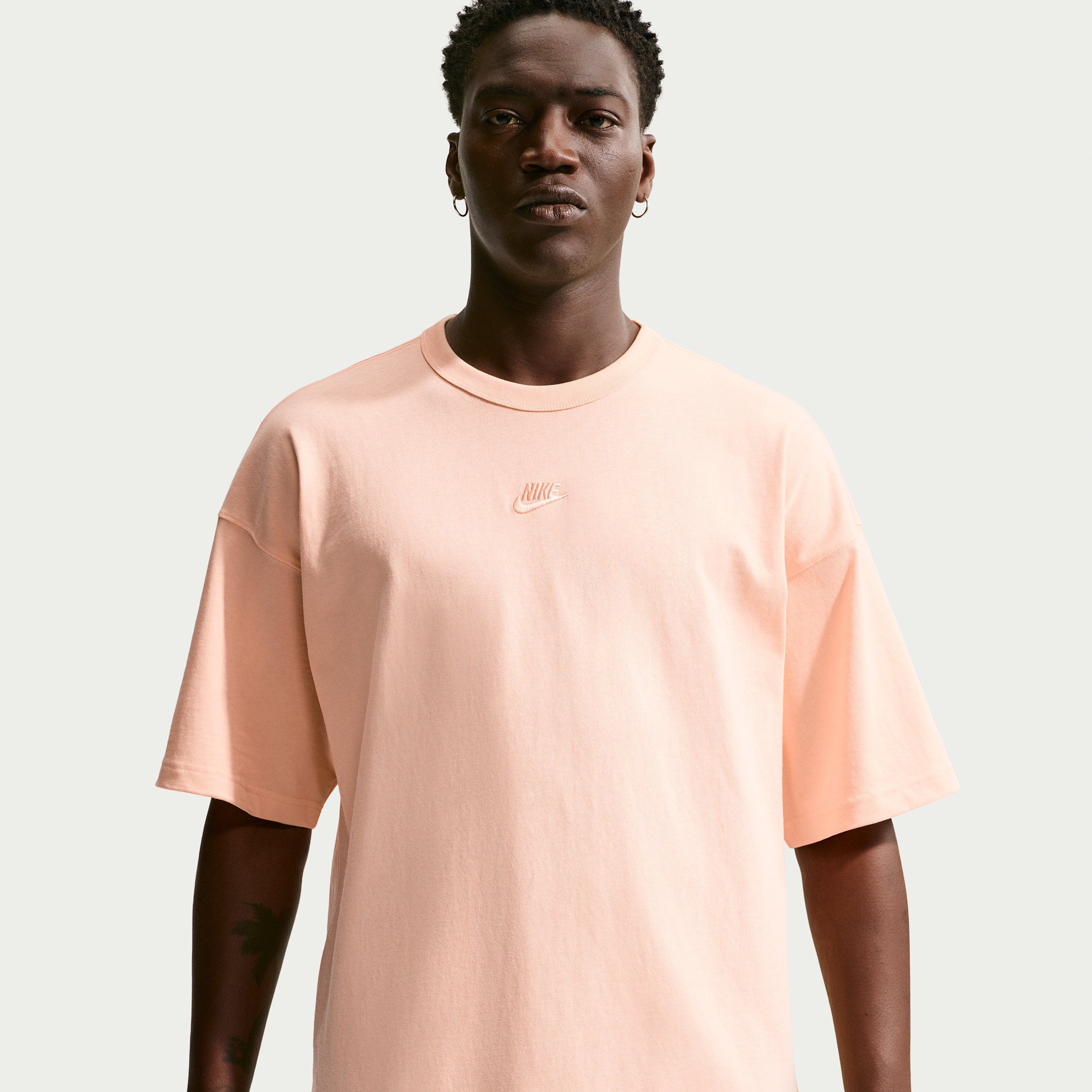 Men's Nike Sportswear Premium Essentials Oversized T-Shirt in Orange | IH1129-860